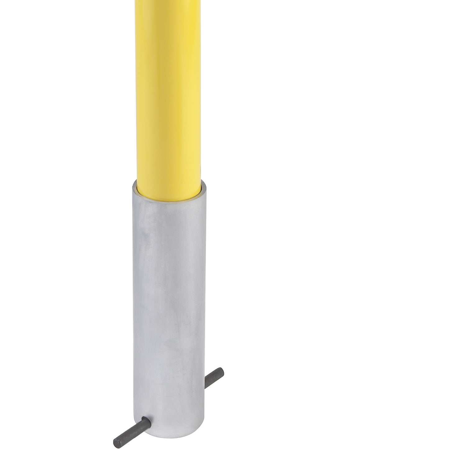 Ground sleeve for barrier post, round, Ø 76 mm, hot dip galvanised, not lockable.
