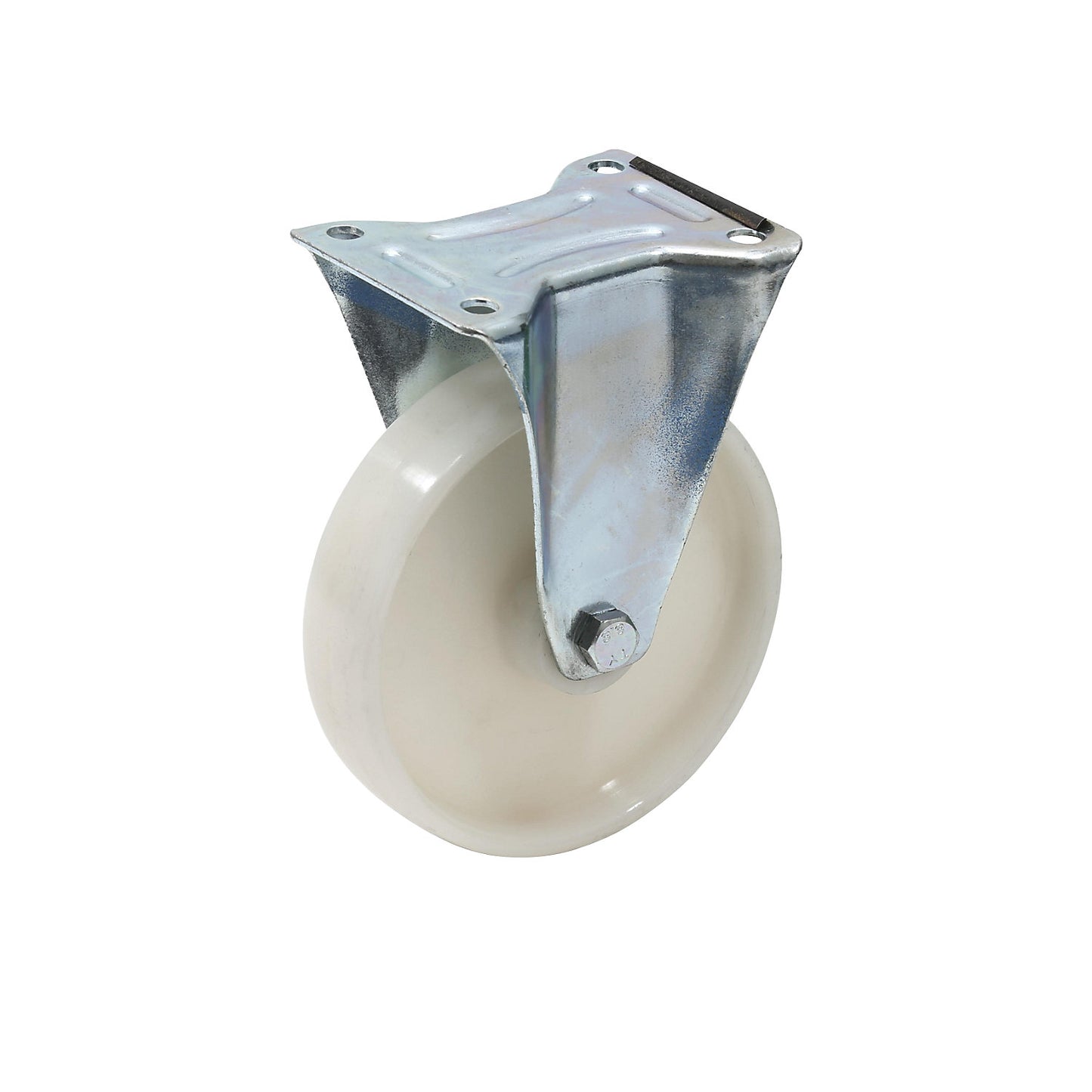 Replacement castor for tilting skip, Ø 180 mm, nylon, fixed castor.