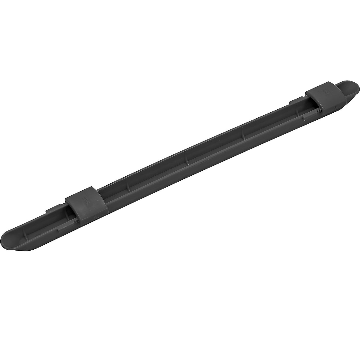 Glide runner for EUROKRAFT aluminium sack truck, including clip, plastic, black.
