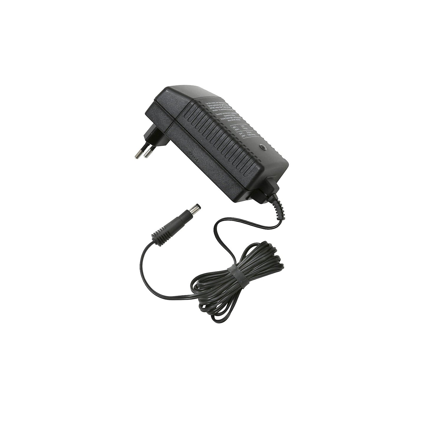 Charger for NEWTON, includes adapter, plastic, black.