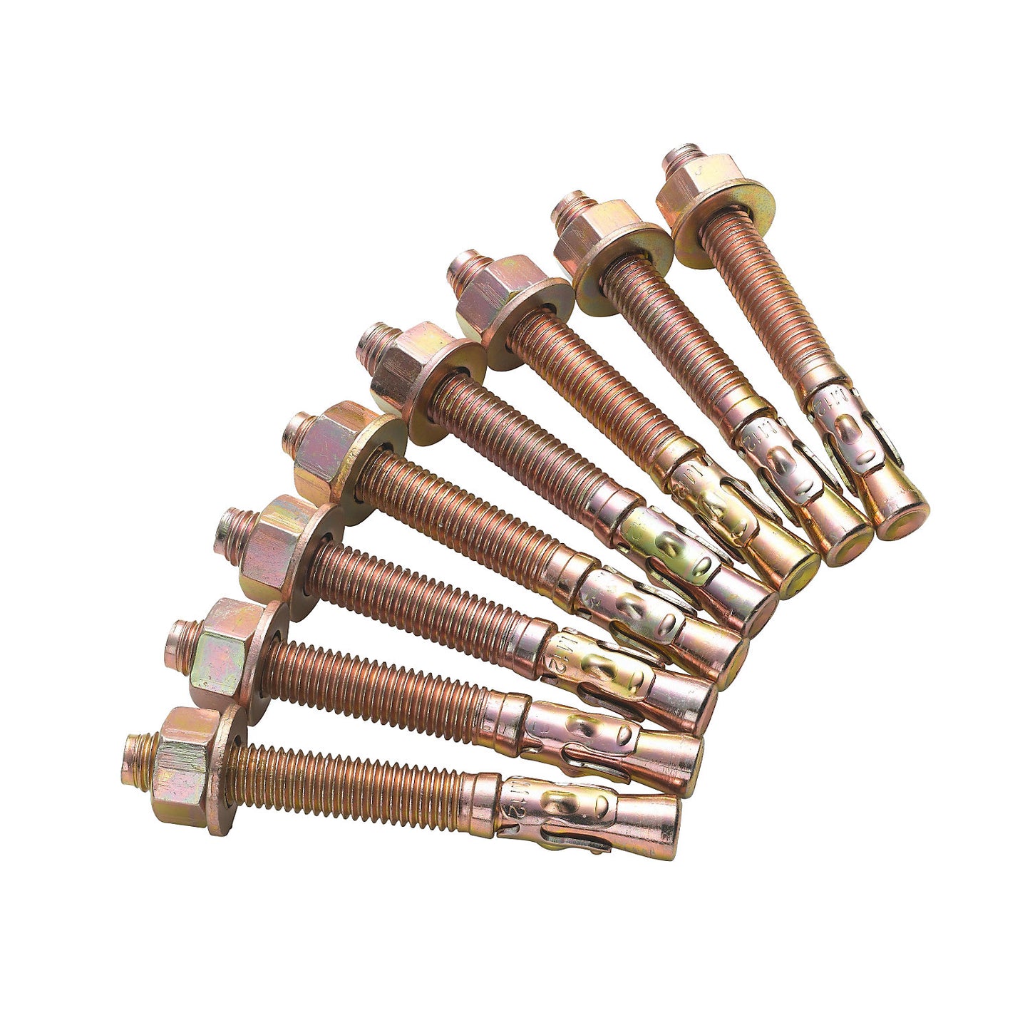 Special floor plug set with bolt, 12/100 mm, pack of 8.