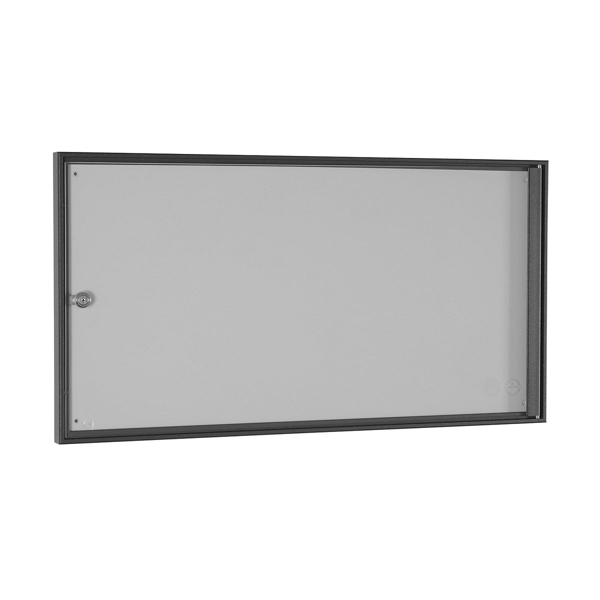 METALLIC display case, landscape format, for 3 x A4.