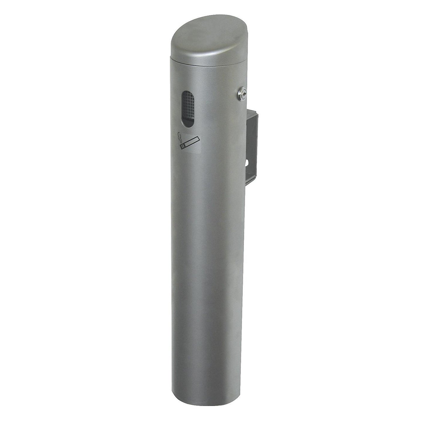 Wall ashtray, capacity 1.5 l, silver.
