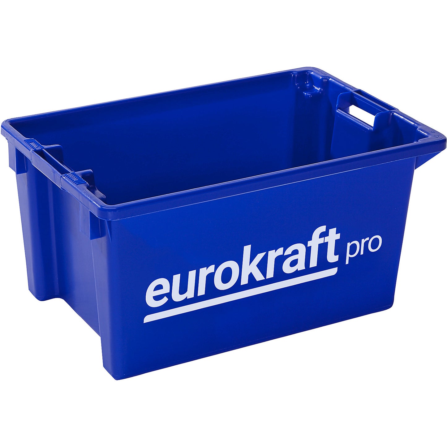 Stack/nest container, capacity 50 l, pack of 3, blue.