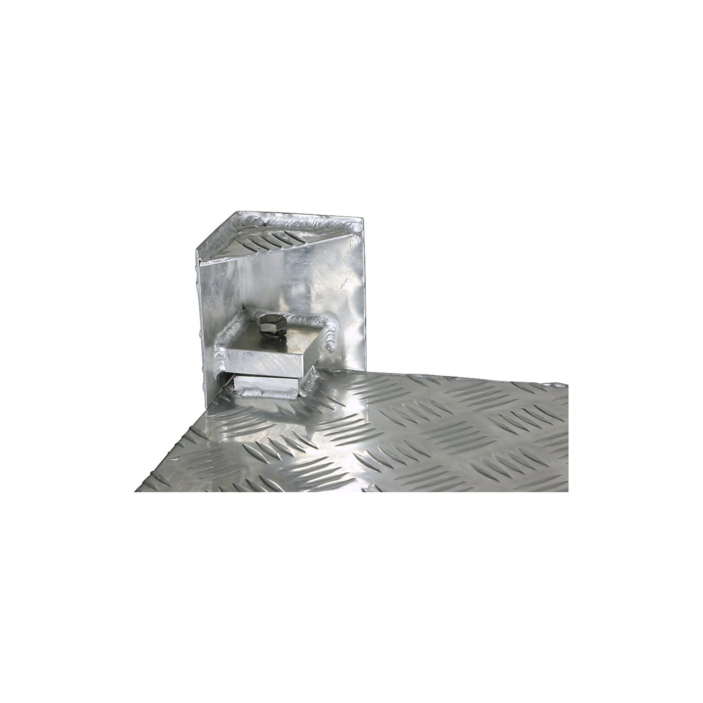 Pallet feet, for chequer plate boxes, pack of 4, includes fastening material.