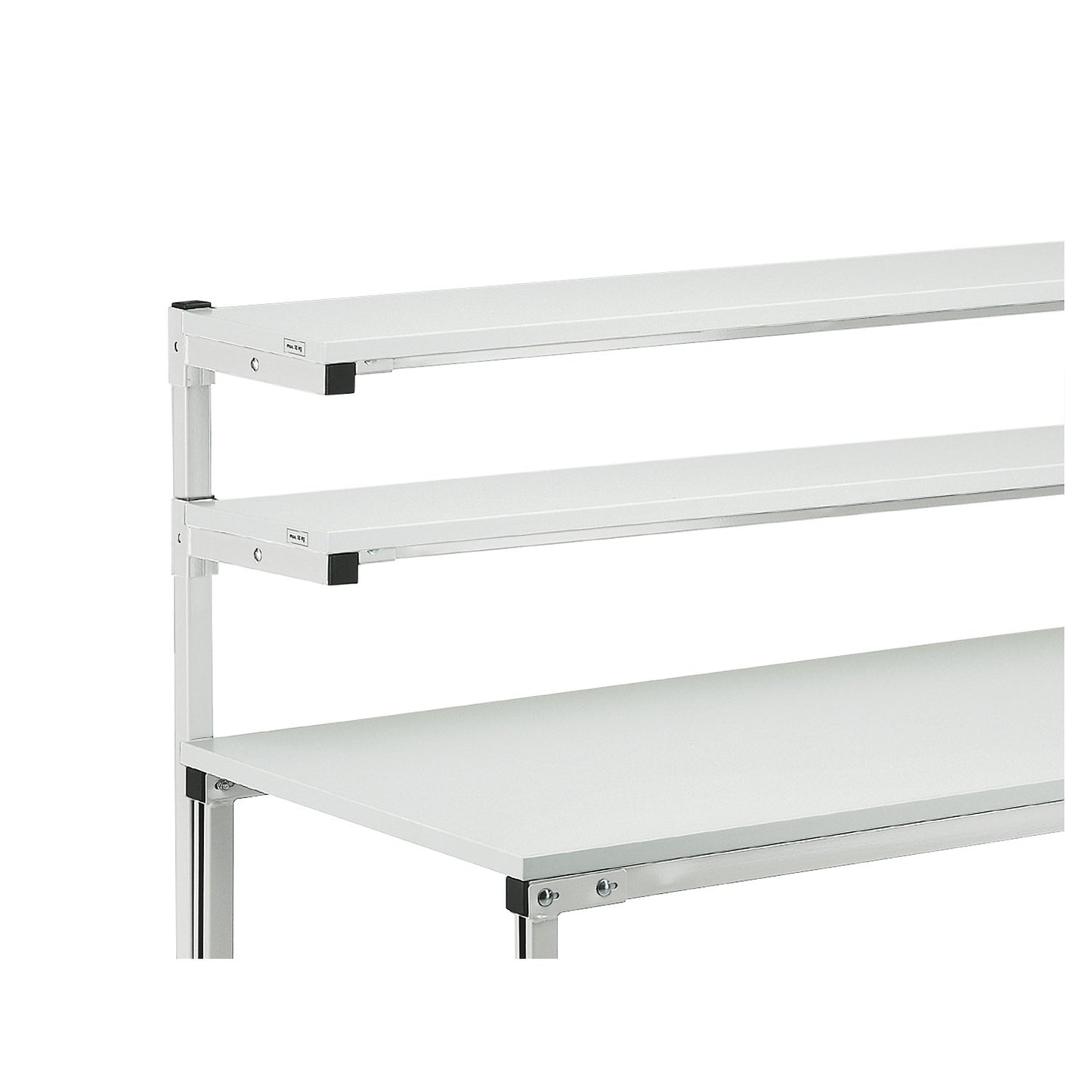 Add-on shelf, suitable for standard workbench with add-on shelf, for table width 1500 mm.