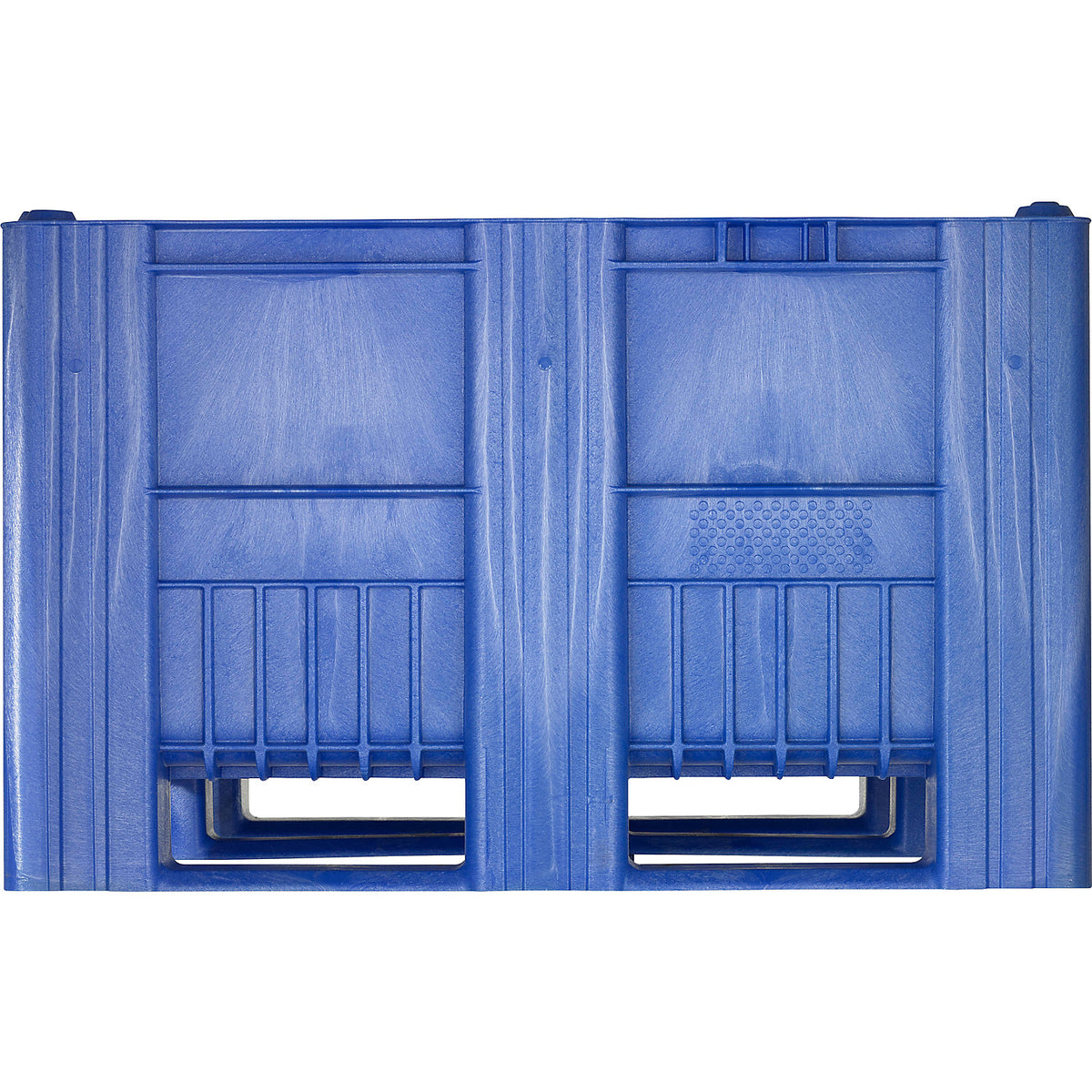 Pallet box, capacity 670 l, blue.