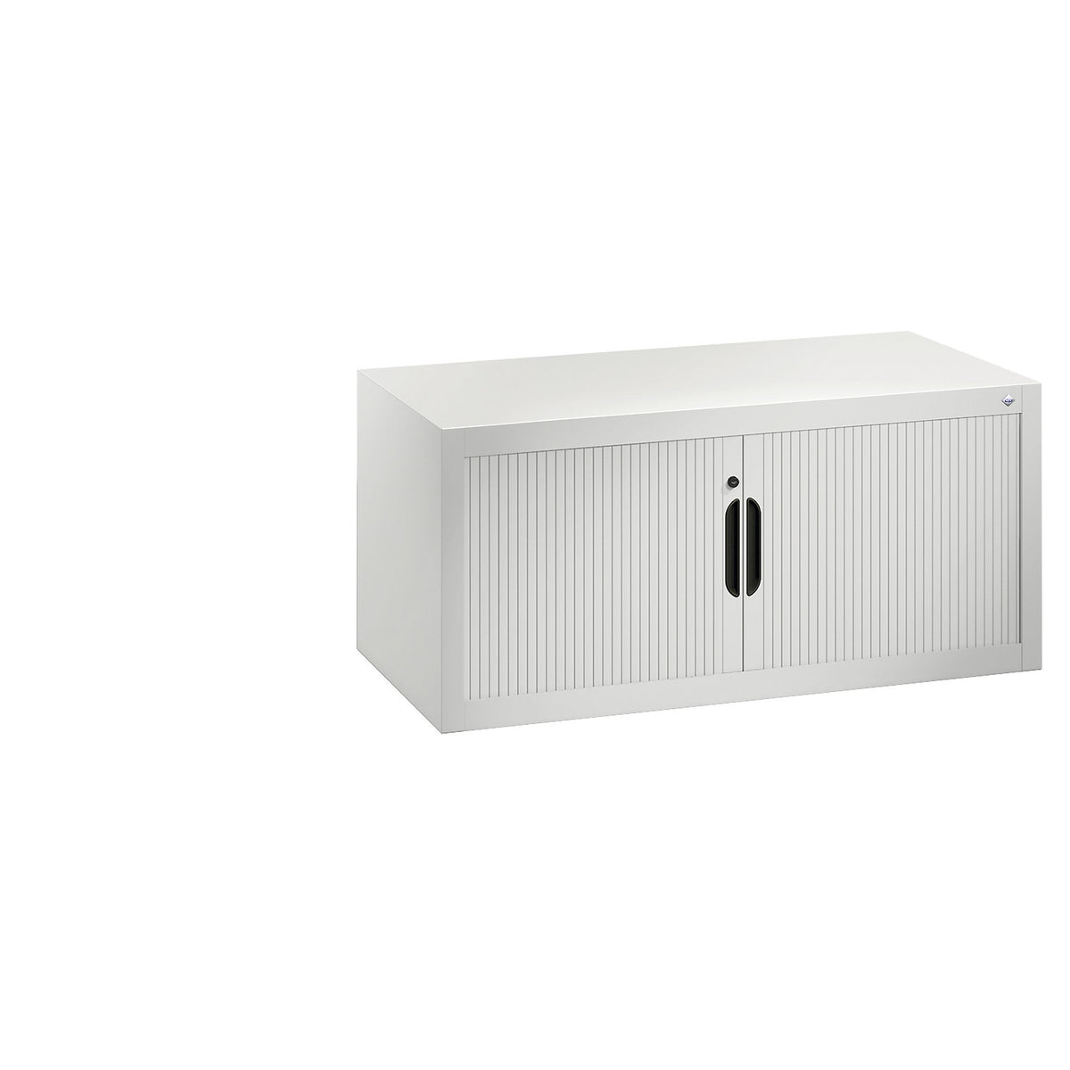 Add-on roller shutter cupboard, HxWxD 450 x 1000 x 420 mm, traffic white.