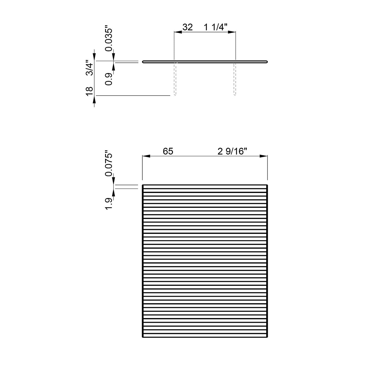 Coiled staples for handheld sealing stapler, pack of 20000, 18 mm leg length.