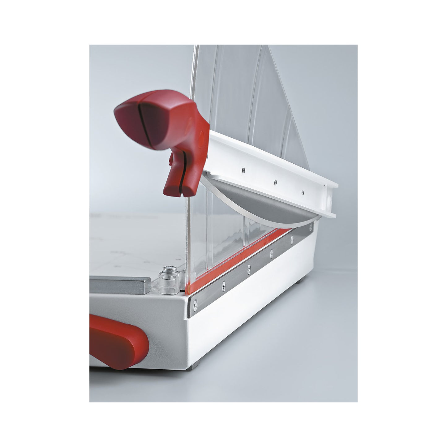 Guillotine, cutting length 350 mm, automatic clamping, with EASY-LIFT, cutting capacity 25 sheets, without base frame.