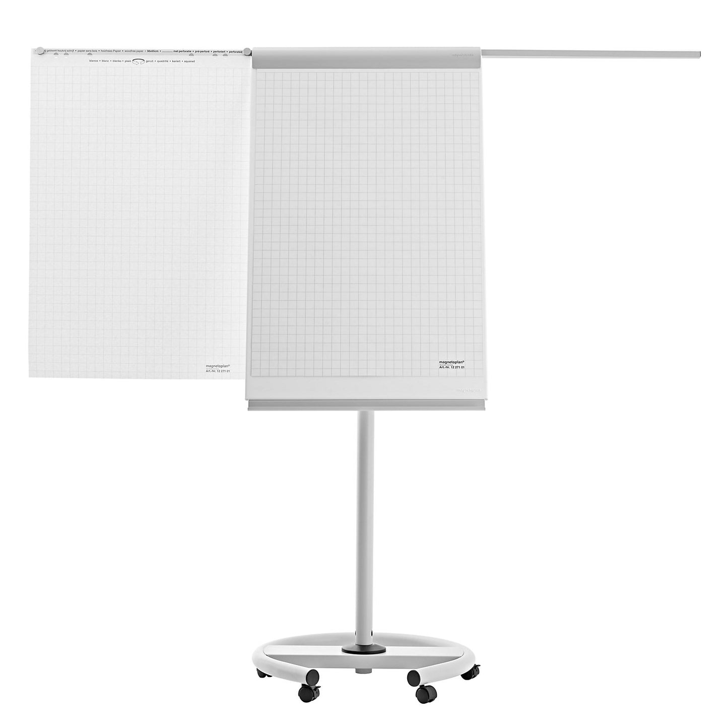DE LUXE flip chart, mobile, writing surface 680 x 970 mm.