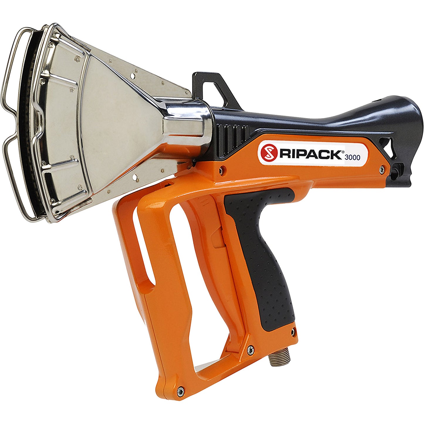 RIPACK 3000 hand held heat gun, burner output 45 - 76 kW, LxH 375 x 262 mm.