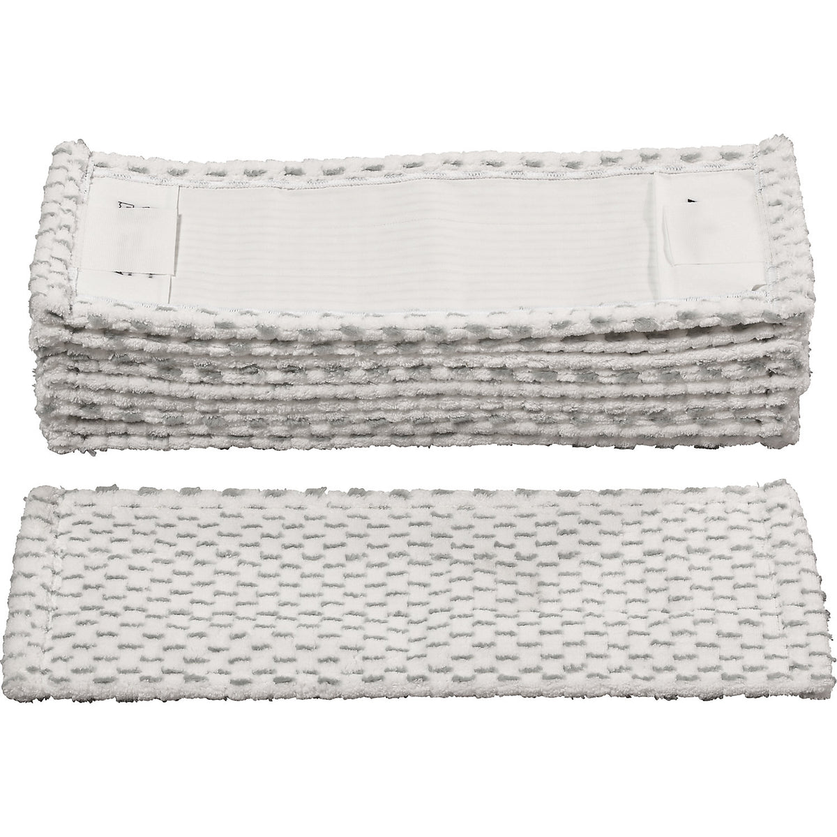 Microfibre mop, pack of 10, ACTIVE with pockets/flaps, width 500 mm.