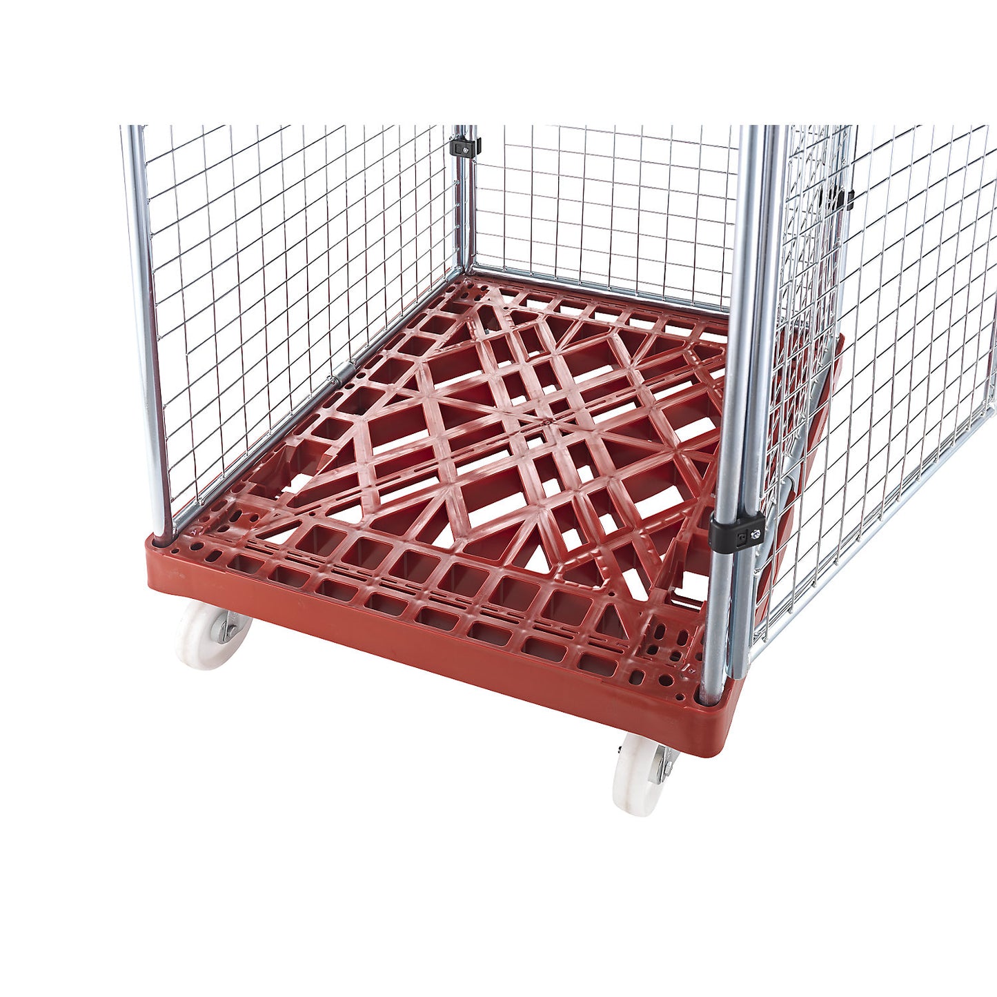 PROTECT roll container, height 1200 mm, jet black.