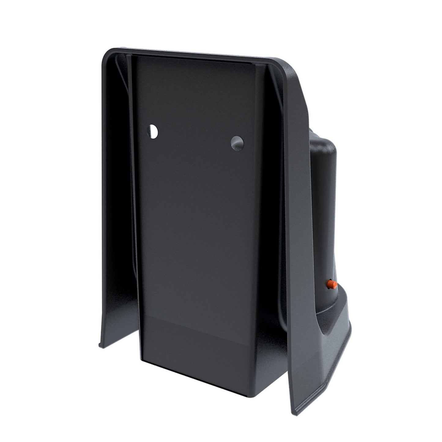 Wall mounting bracket, for tape barrier, black.