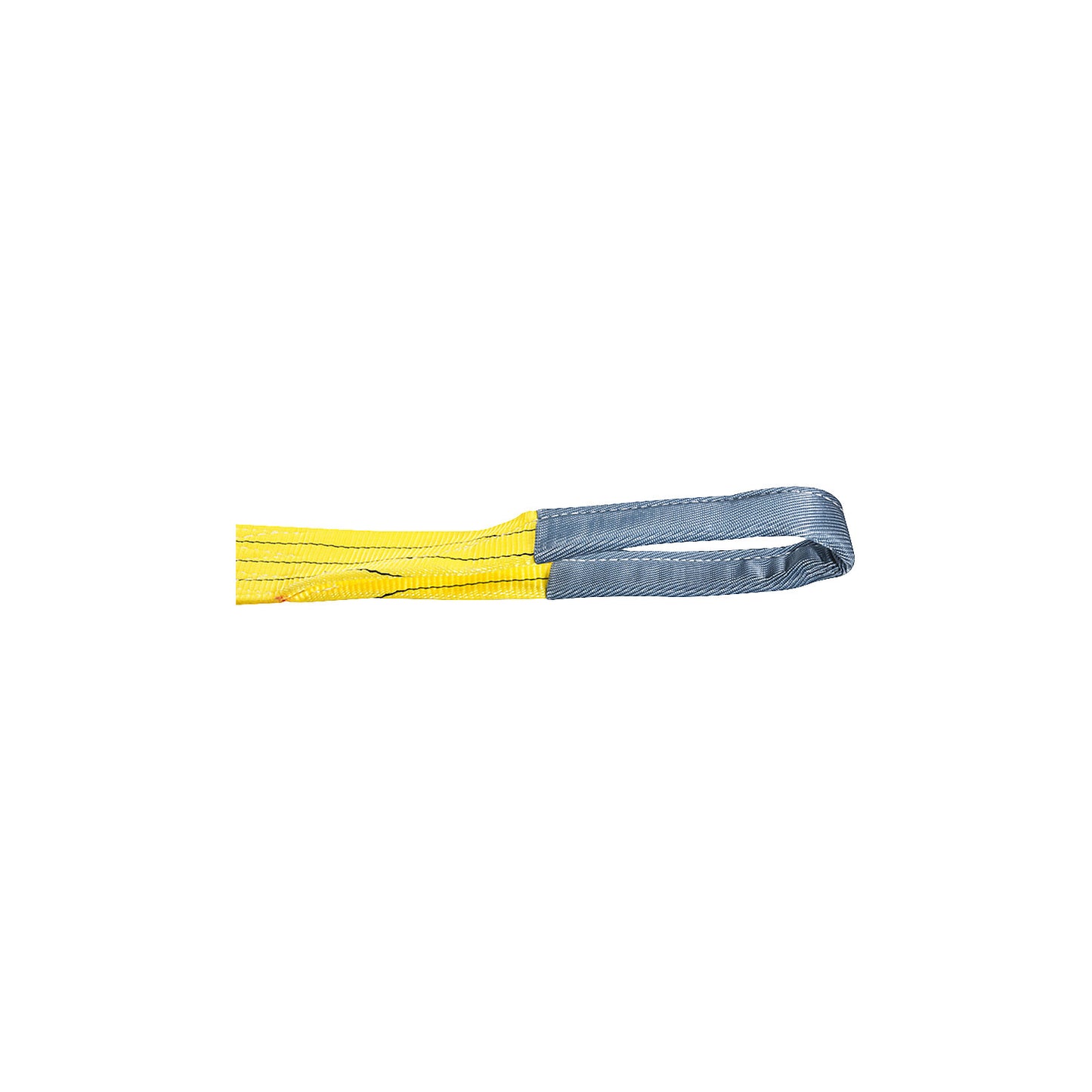 Lifting strap with 2 loops, max. load single direct 3000 kg, pack of 2, effective length 2 m.