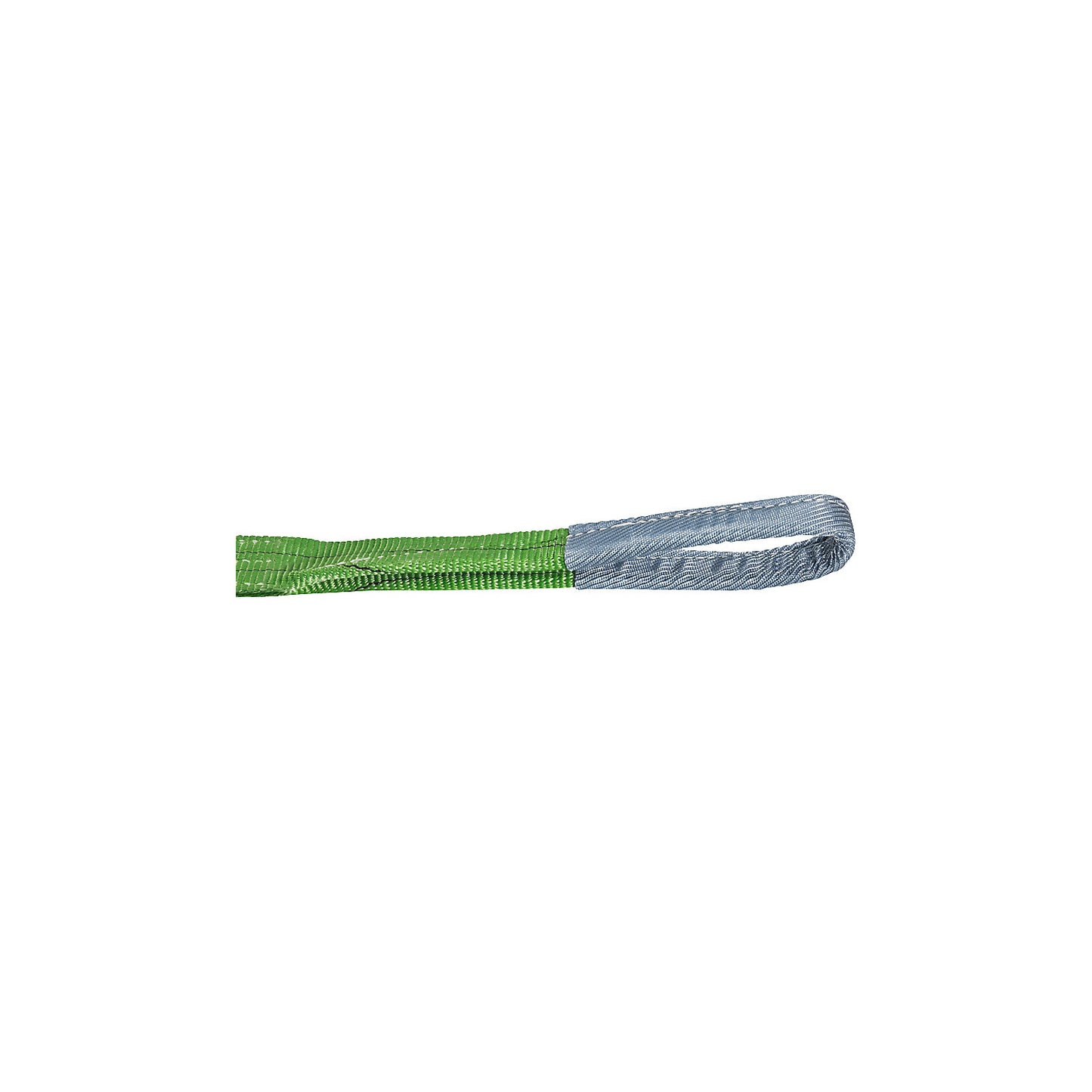Lifting strap with 2 loops, max. load single direct 2000 kg, pack of 2, effective length 2 m.