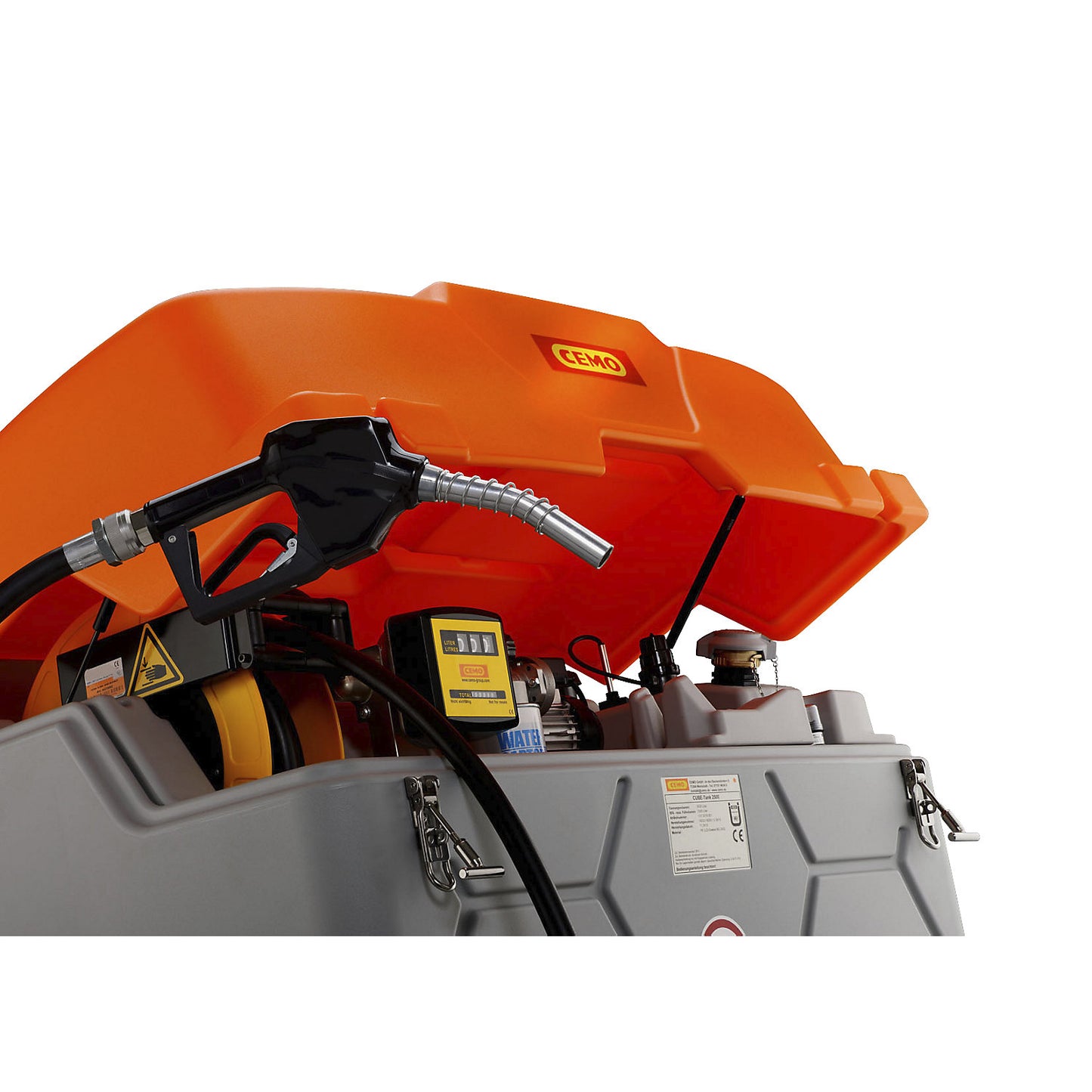 CUBE diesel tank, Outdoor Premium, capacity 1000 l, with electric pump 56 l/min.