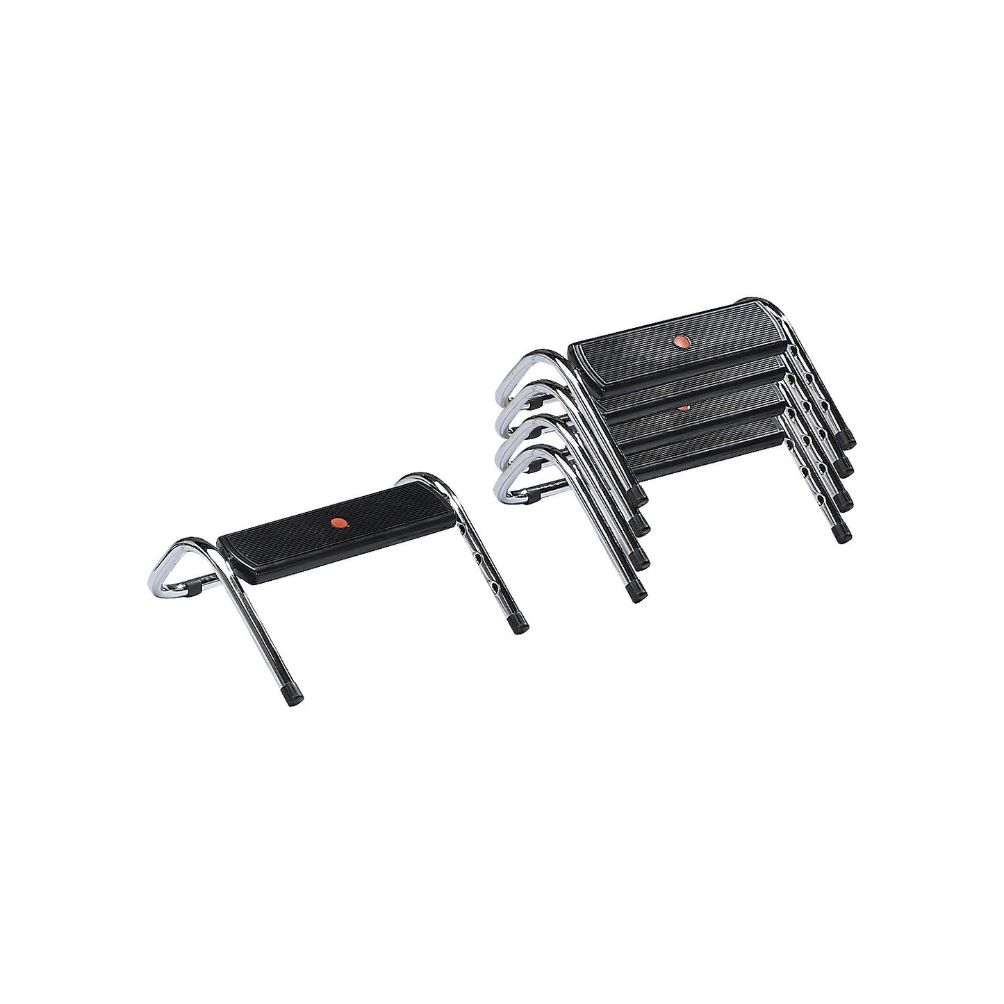 Foot rest with height adjustable foot plate, HxWxD 150 x 350 x 330 mm, pack of 5.