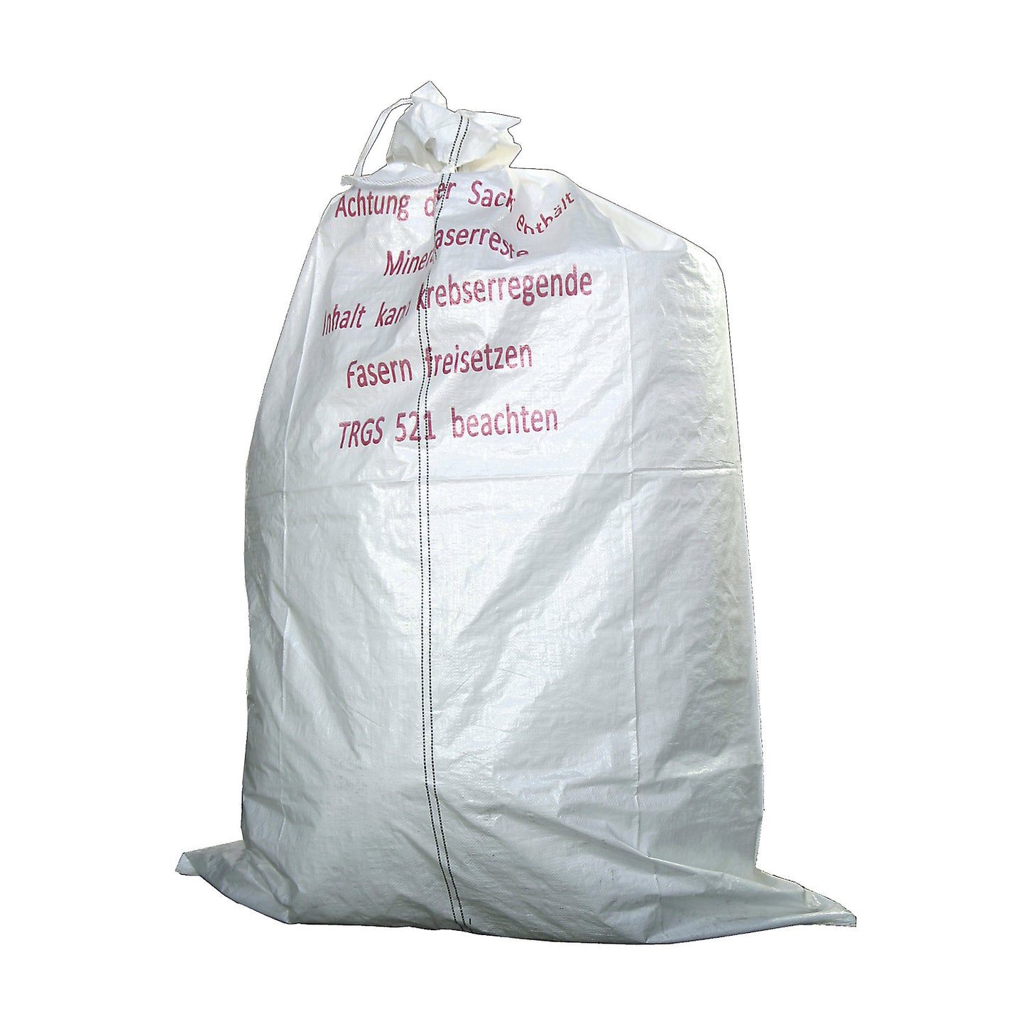 PP fabric bag, capacity 960 l, WxH 1400 x 2200 mm, uncoated, for insulation materials containing mineral fibre, pack of 50.