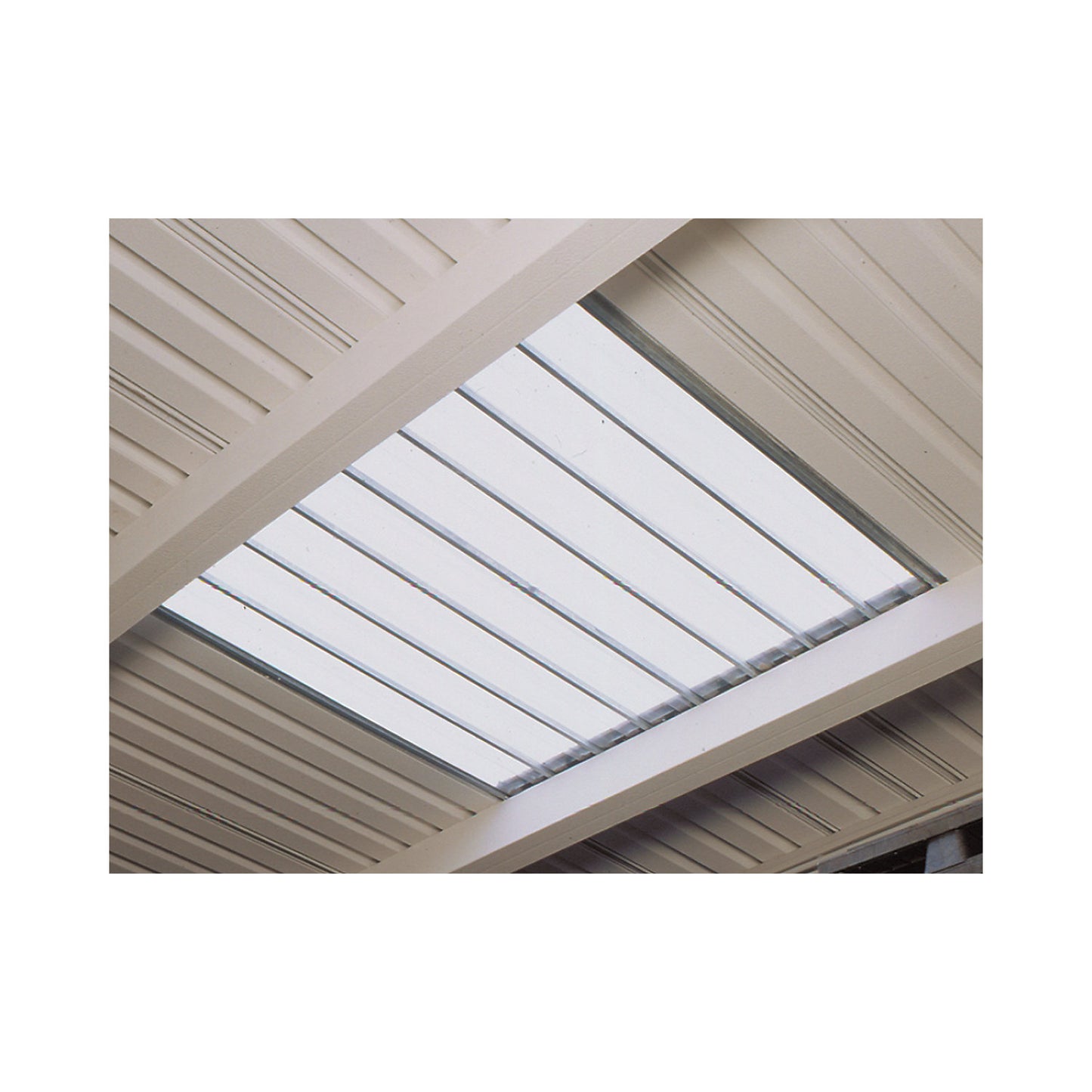 Extra cost for skylight, single walled, LxW 2000 x 1000 mm.