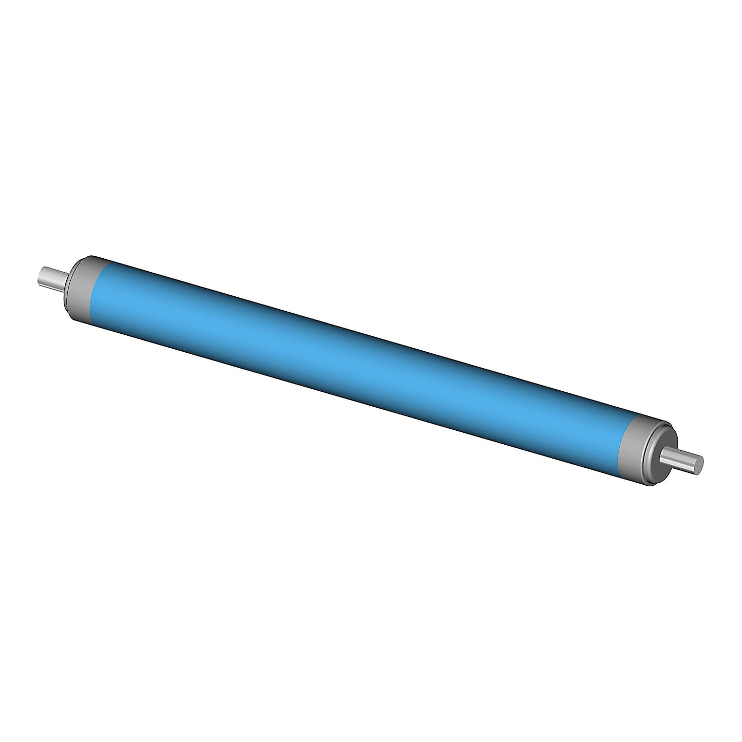Roller for small roller conveyor, Ø 20 mm, track width 200 mm, axle length 220 mm.