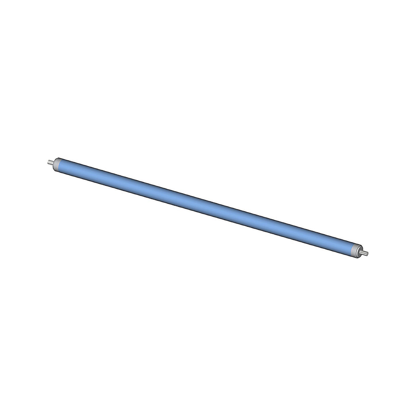 Roller for small roller conveyor, Ø 20 mm, track width 500 mm, axle length 522 mm.