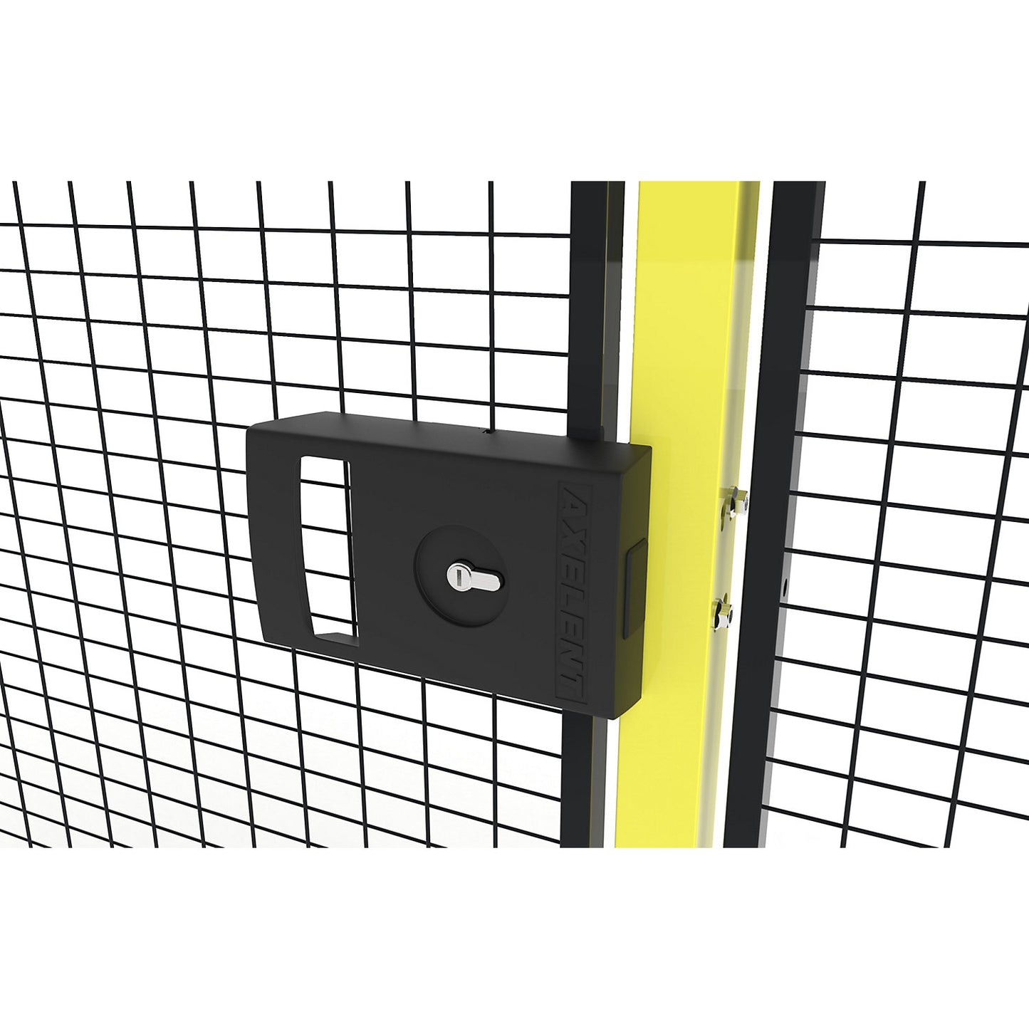 Cylinder lock fitting, for X-Guard sliding door, centre, left mechanical.