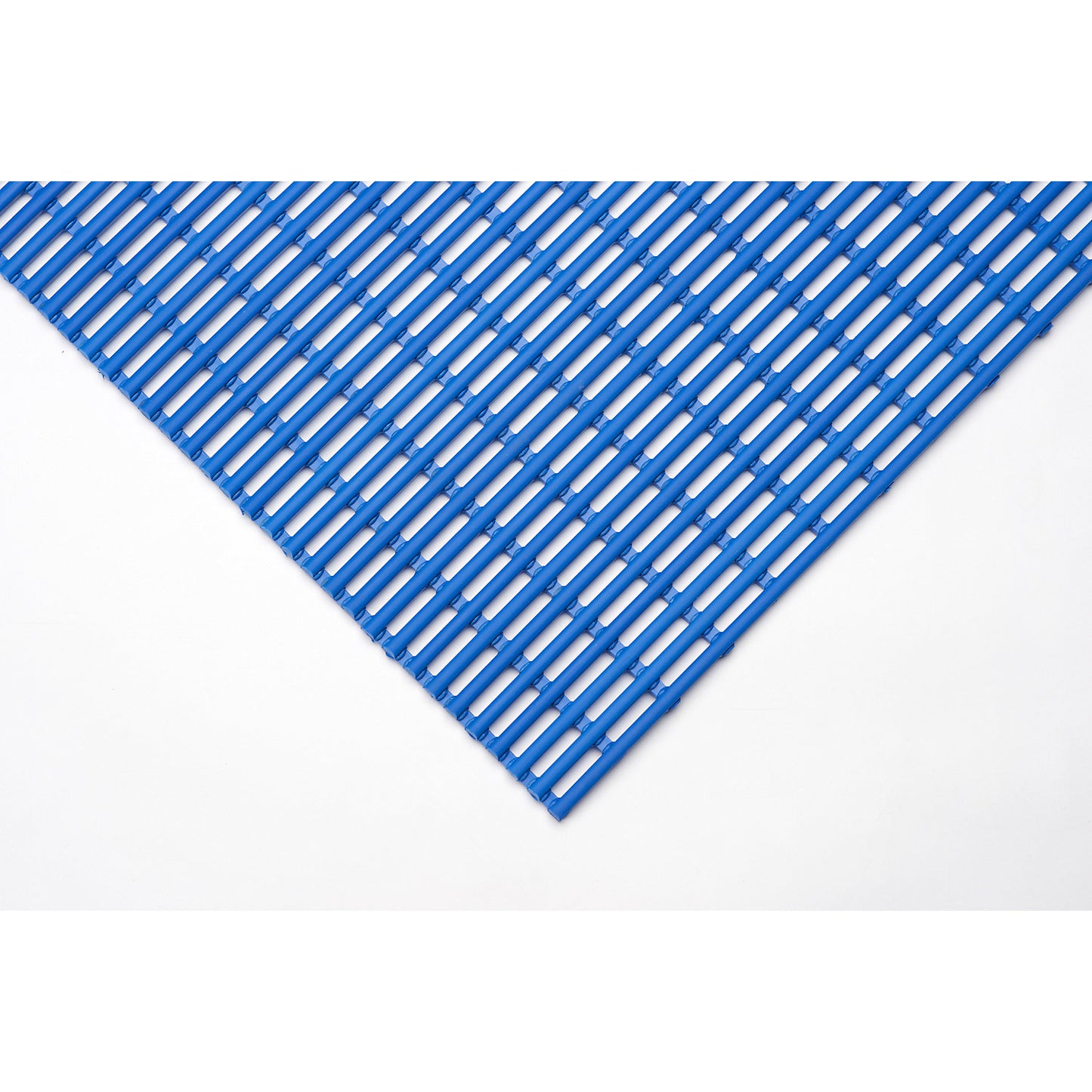Floor matting, PVC free, 10 m roll, blue, width 1200 mm.