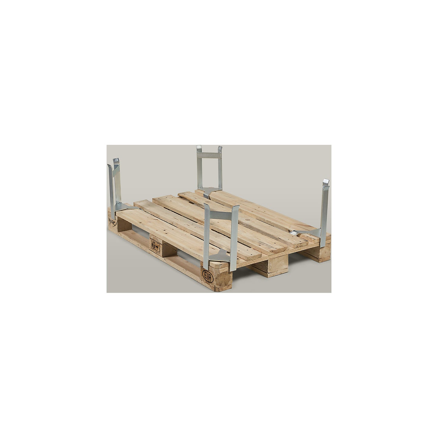 Spacer, pack of 4, for pallet to pallet, 250 mm clearance height.