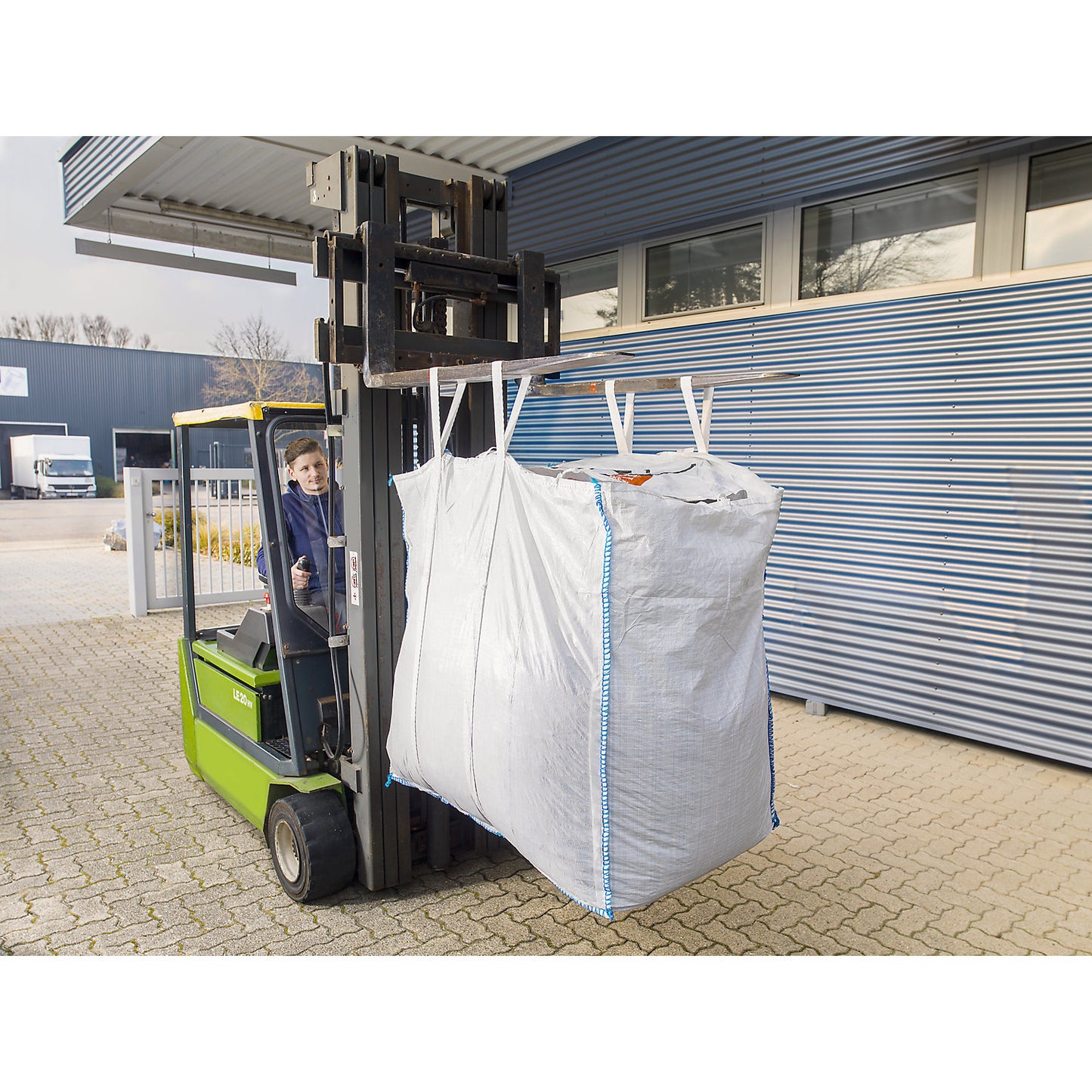 Big bag, with inlet and outlet, large capacity, pack of 10.