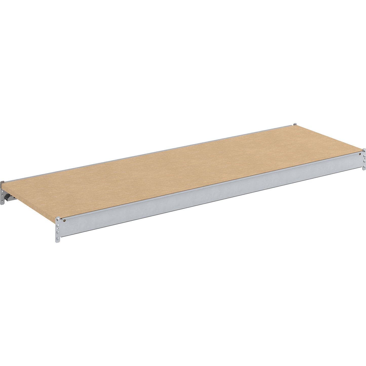 Additional shelf level, with supports and chipboard panels, WxD 1500 x 600 mm.