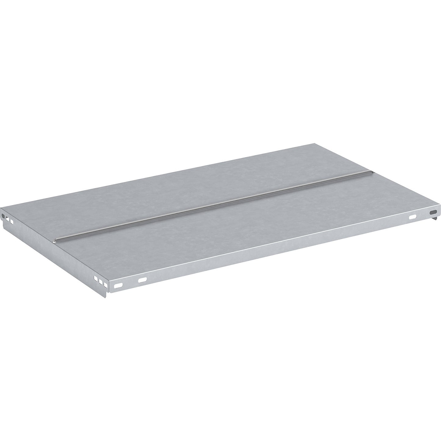 Shelf with supports, zinc plated, WxD 750 x 600 mm.