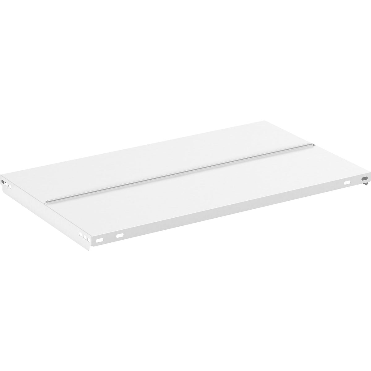 Shelf with supports, zinc plated and plastic coated, WxD 750 x 600 mm.