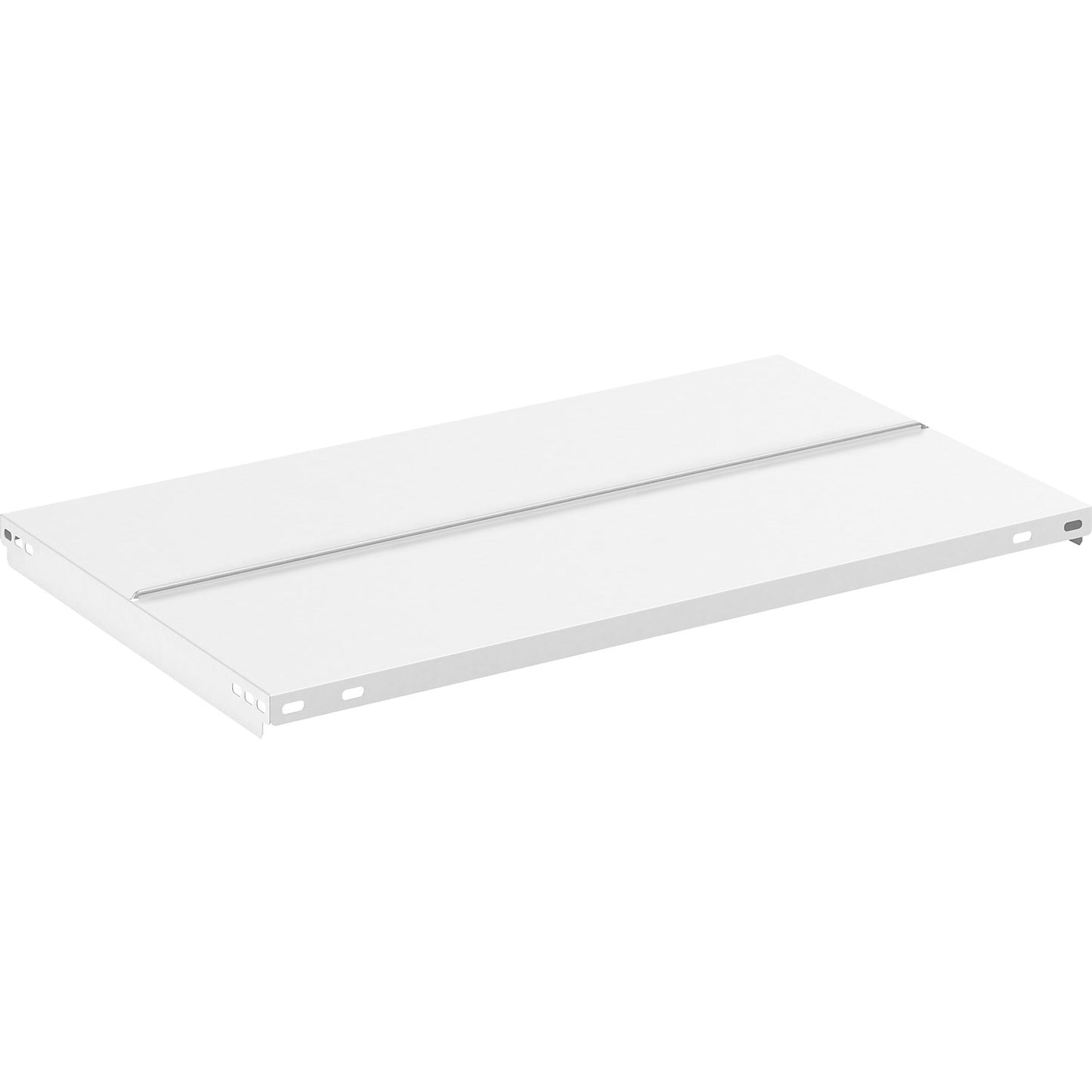 Shelf with supports, zinc plated and plastic coated, WxD 750 x 600 mm.