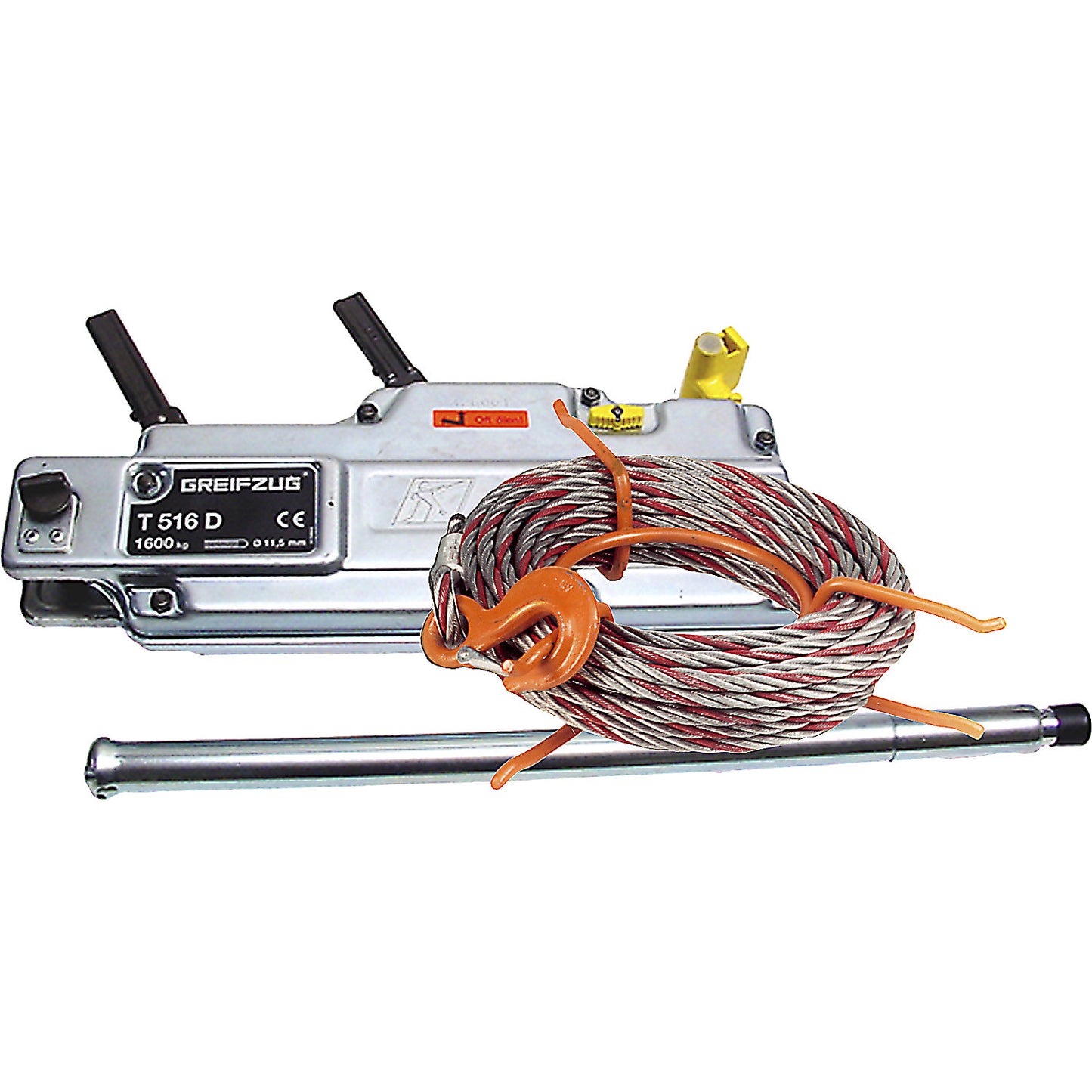 Grip hoist, incl. essential basic equipment, max. load 1600 kg.