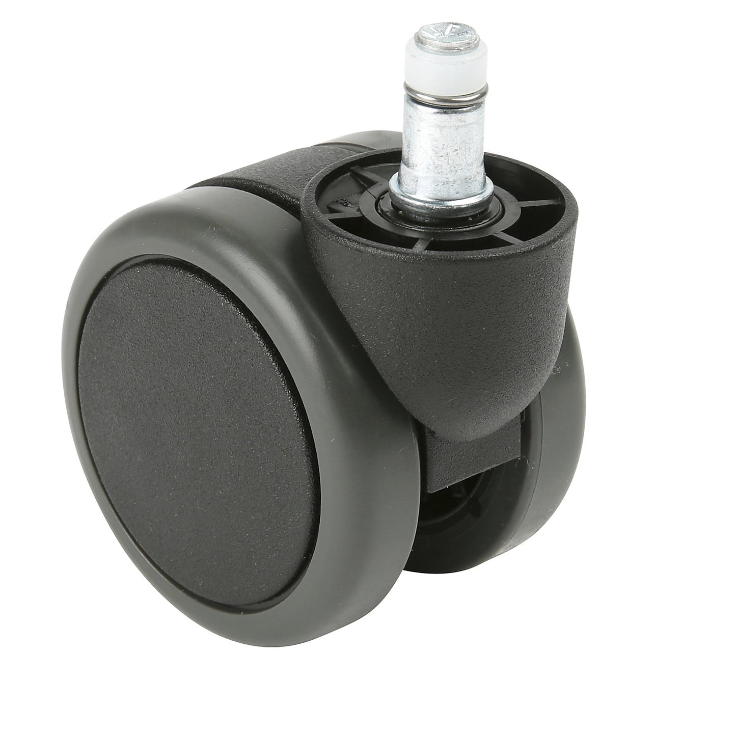 Castor set for control centre and office swivel chairs, castors for hard flooring, pack of 5.