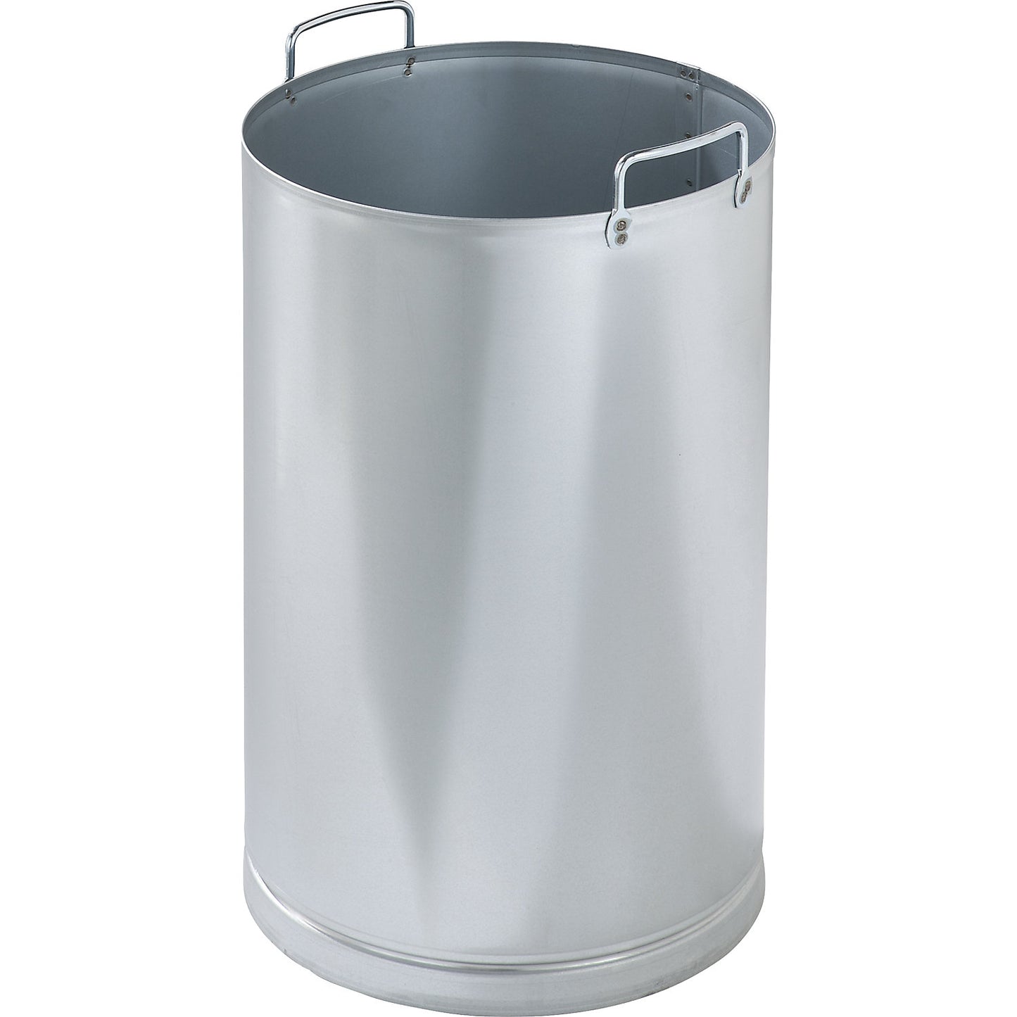 Zinc plated inner container, for ashtray Ø 320 mm, round.