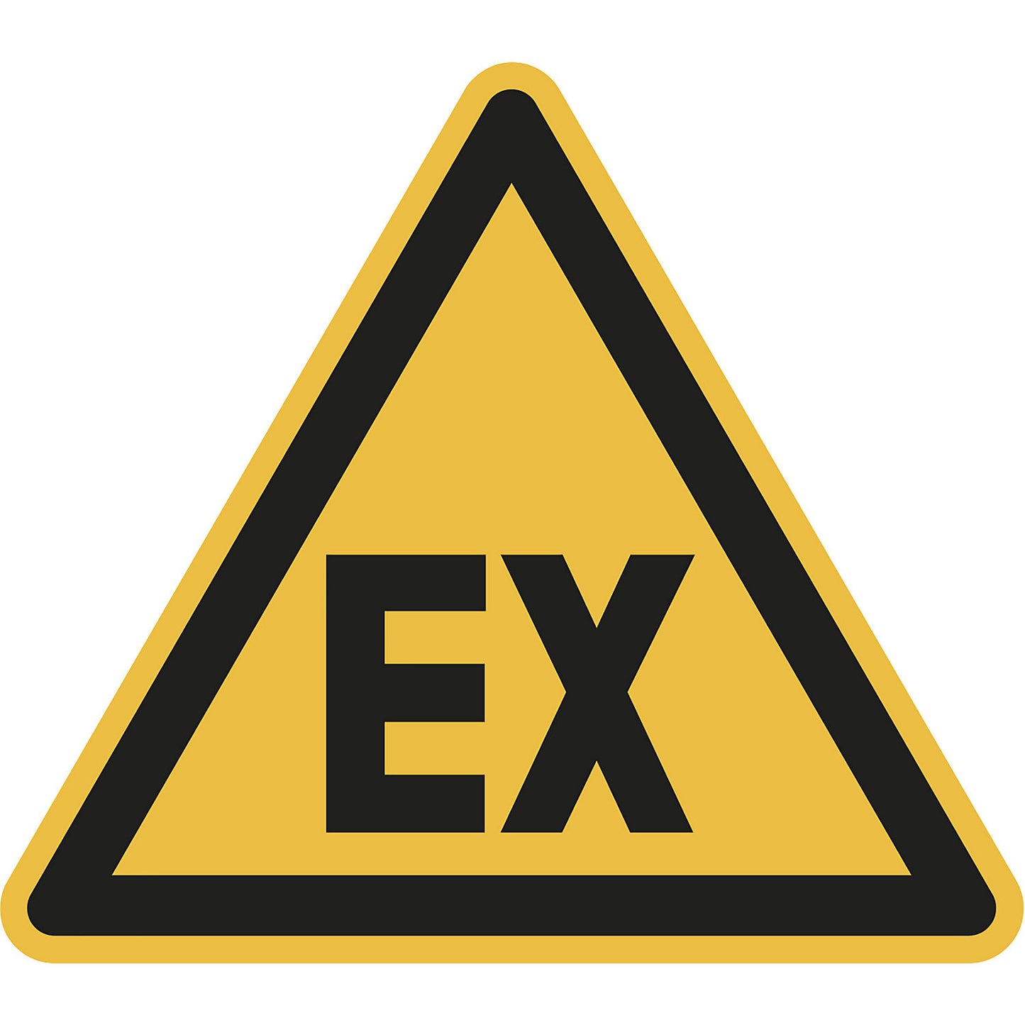 Hazard signs, hazard: explosive atmosphere, pack of 10, aluminium, leg length 200 mm.