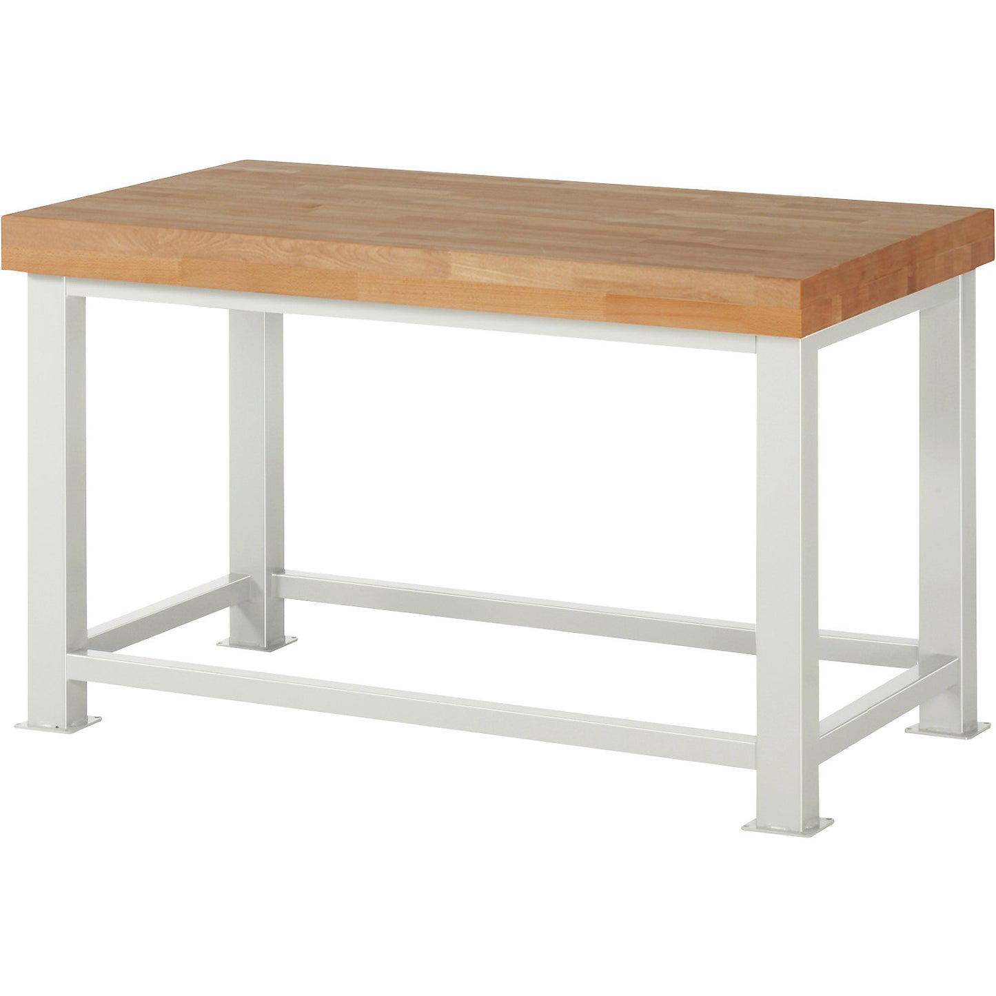 Heavy duty workbench, worktop thickness 100 mm, WxD 1500 x 900 mm.