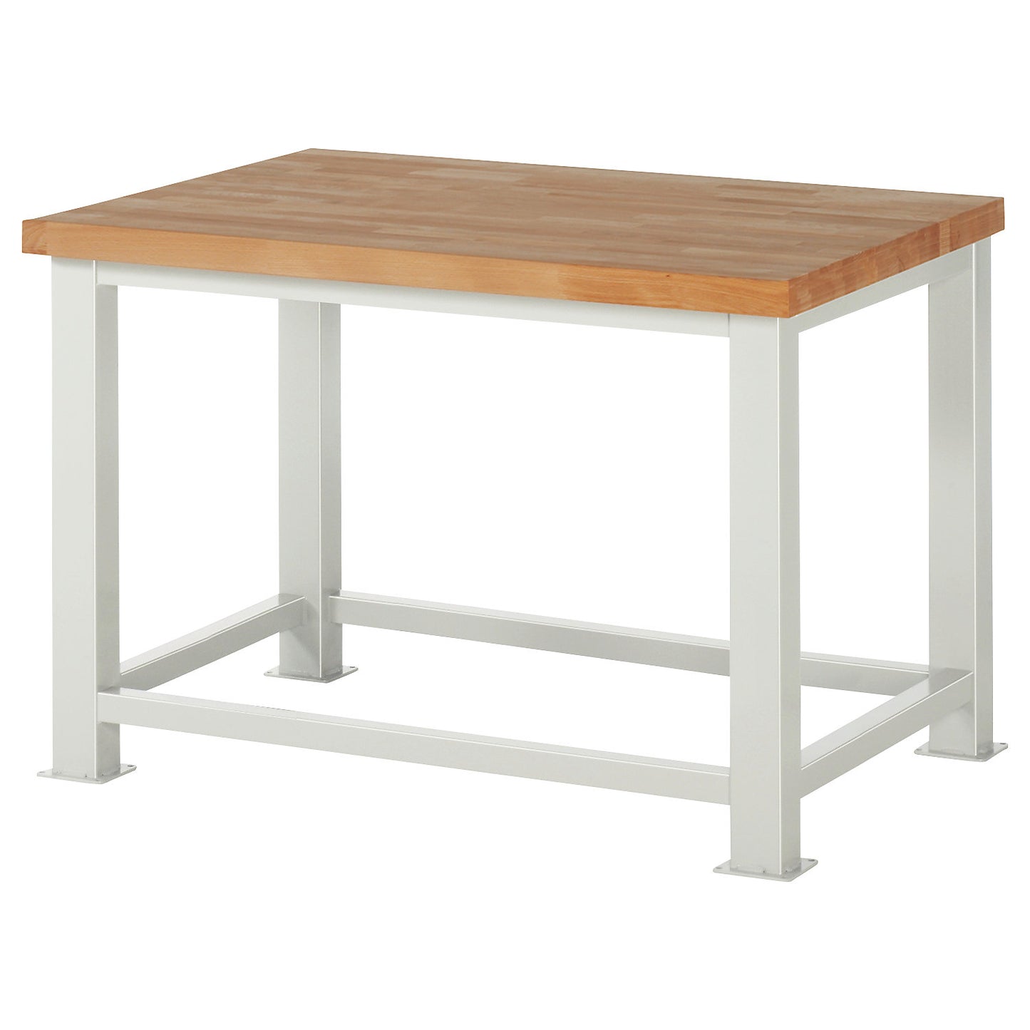 Heavy duty workbench, worktop thickness 50 mm, WxD 1250 x 900 mm.
