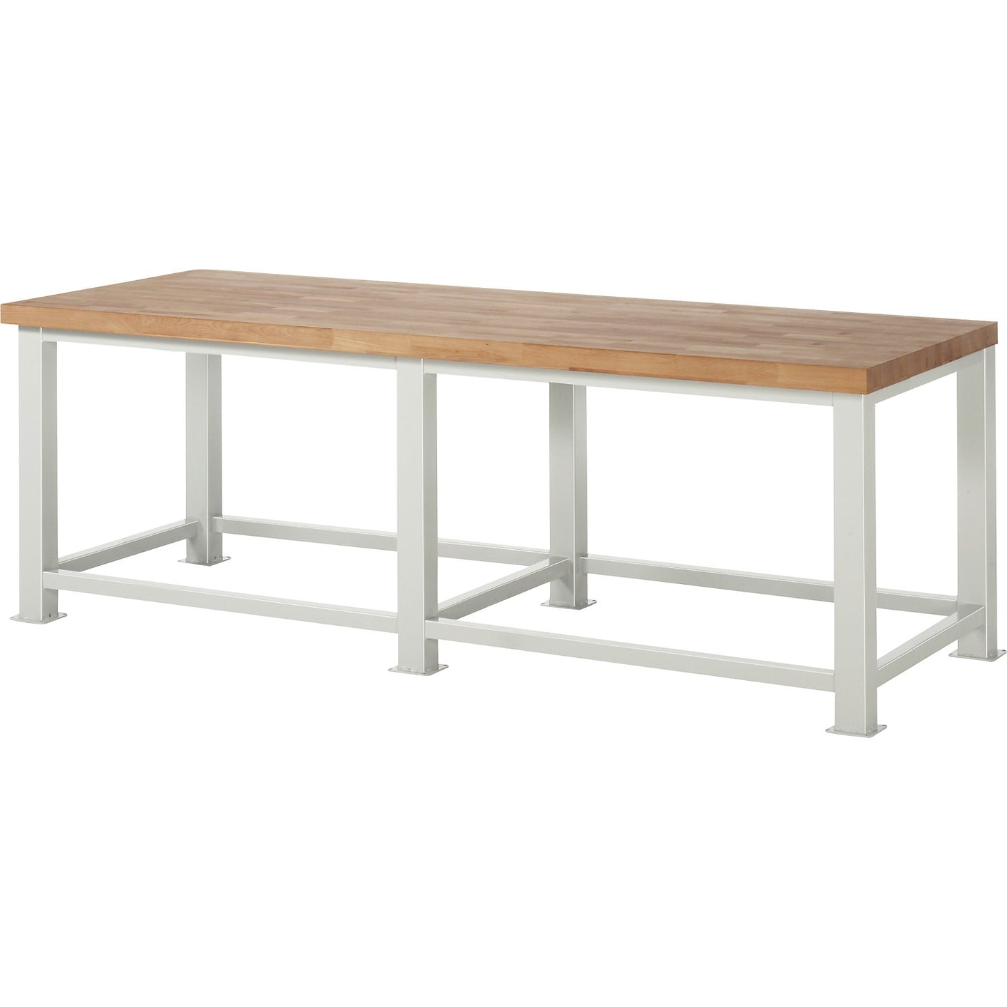Heavy duty workbench, worktop thickness 50 mm, WxD 2500 x 900 mm.