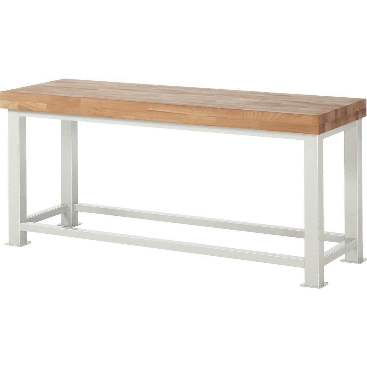 Heavy duty workbench, worktop thickness 100 mm, WxD 2000 x 700 mm.