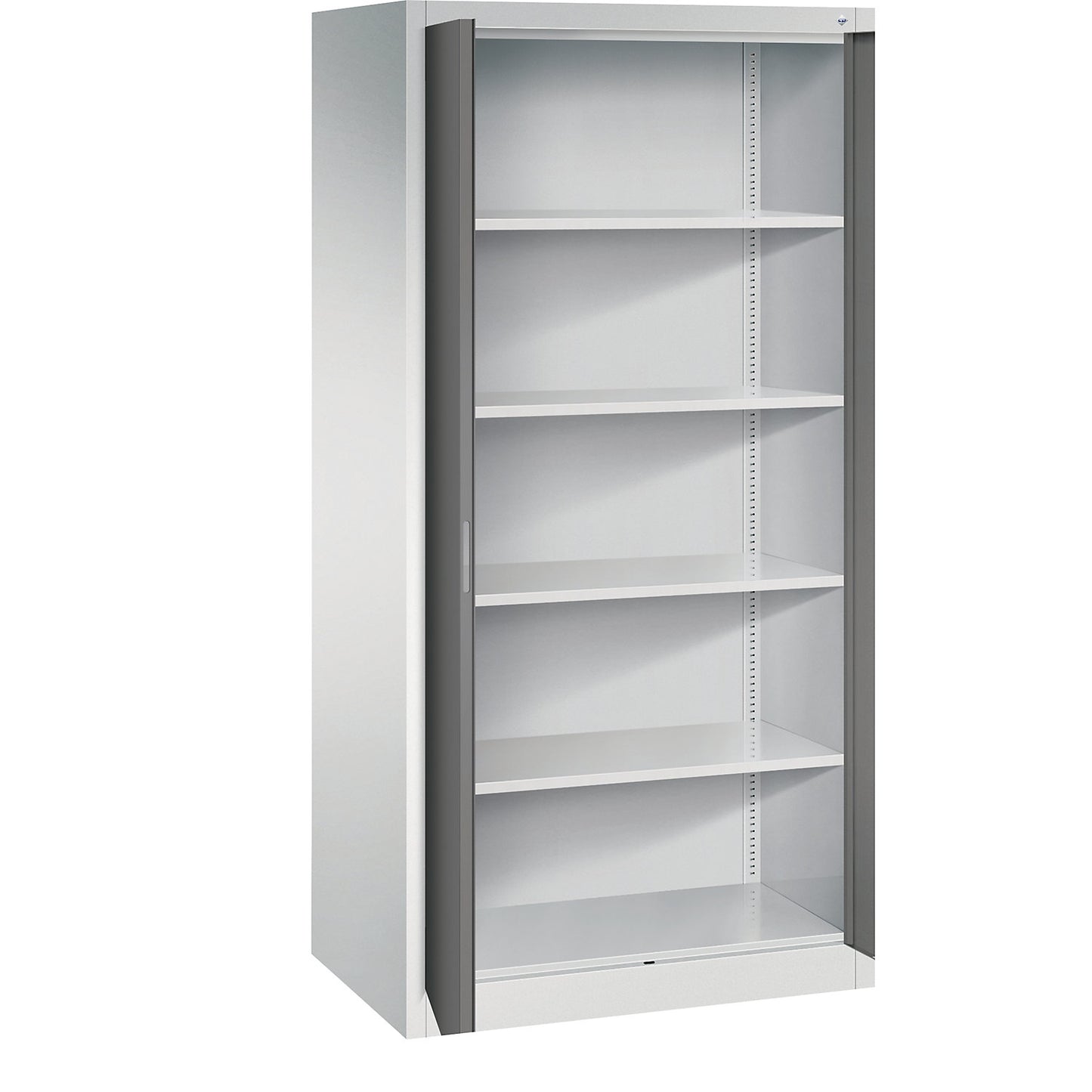 ACURADO universal cupboard, WxD 930 x 600 mm, light grey / volcanic grey.
