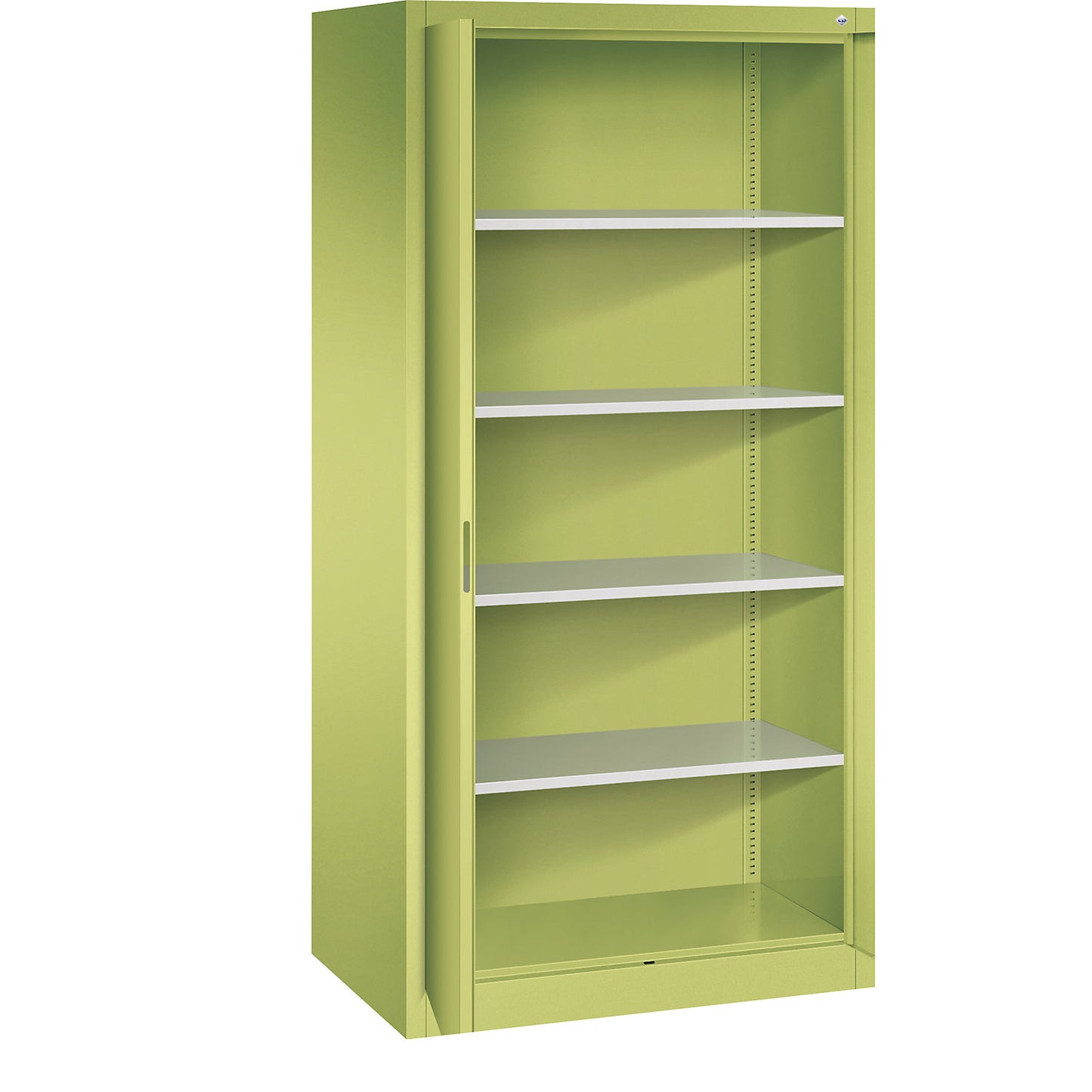 ACURADO universal cupboard, WxD 930 x 600 mm, viridian green / viridian green.