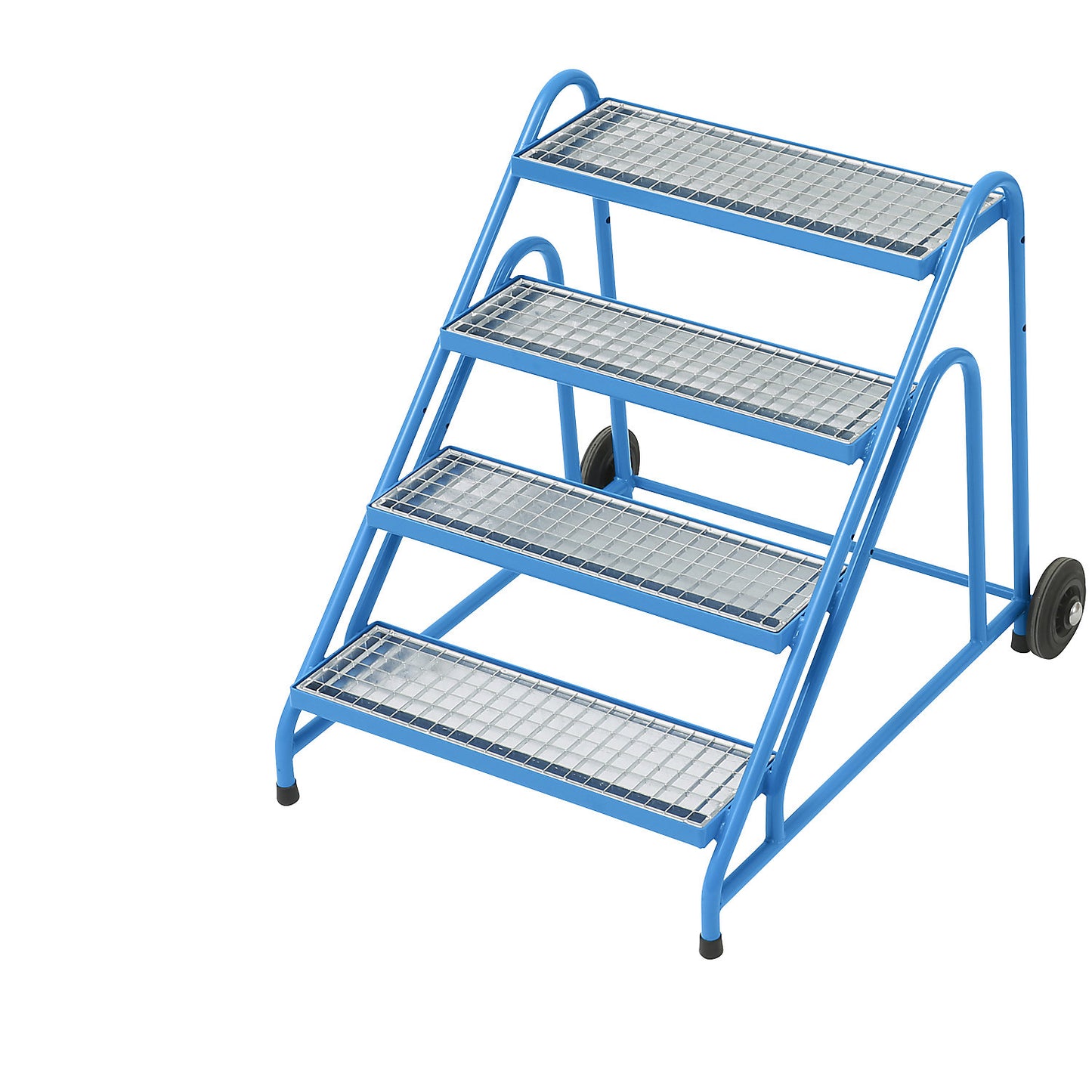 Machine step, steps with grate, 4 steps.