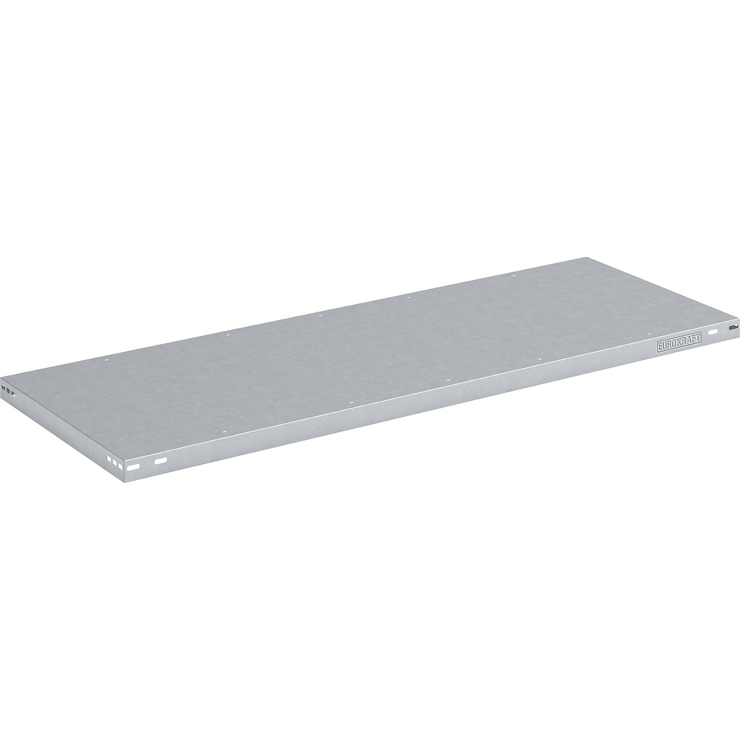 Zinc plated shelf, medium duty, WxD 1300 x 600 mm.