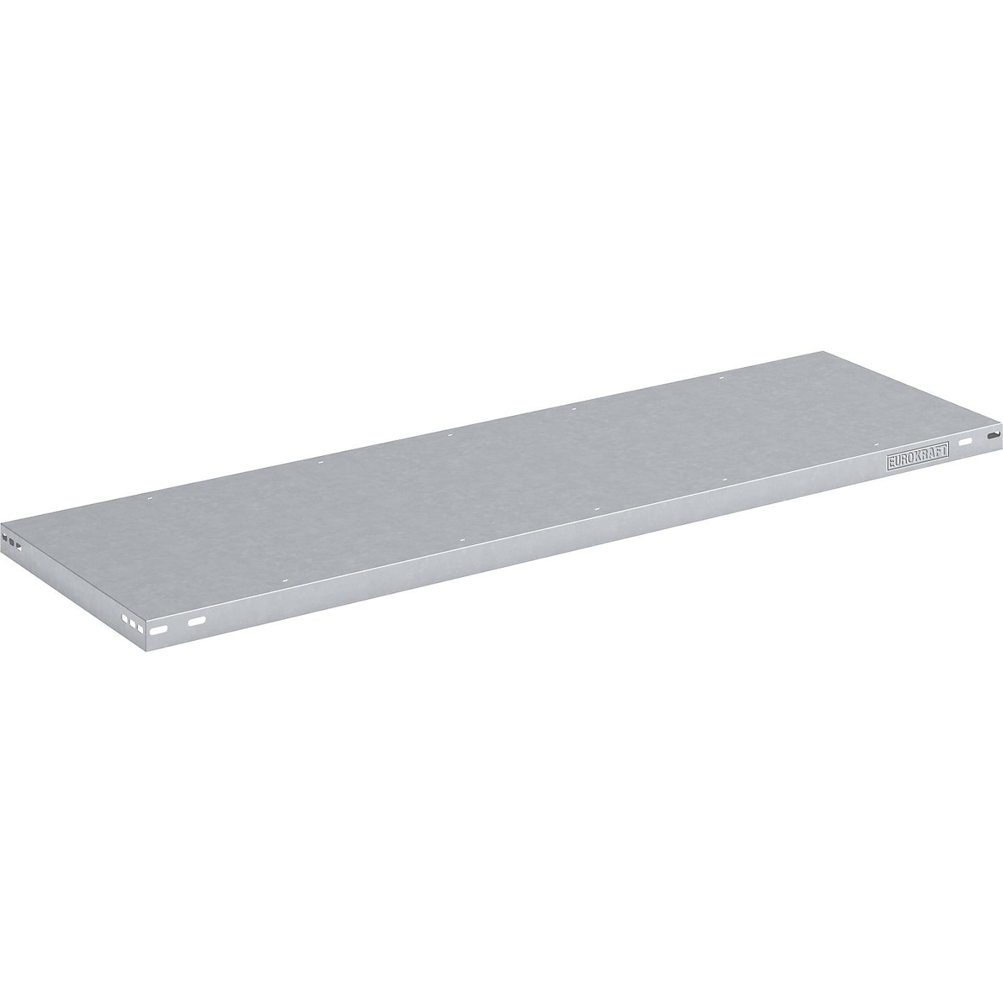Zinc plated shelf, light duty, WxD 1300 x 500 mm.