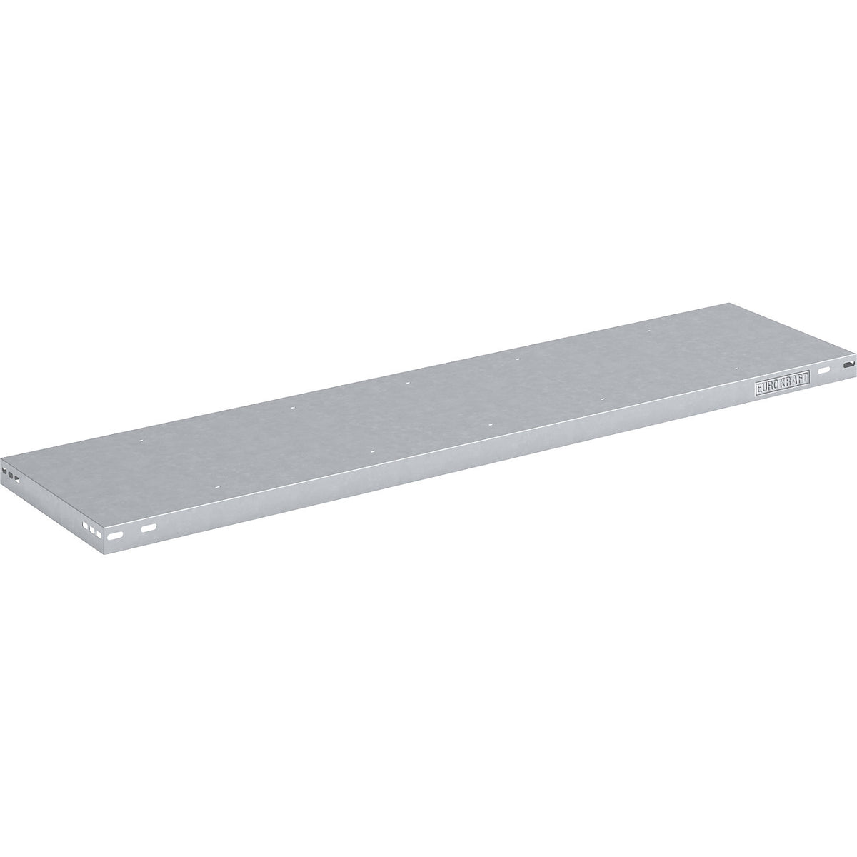Zinc plated shelf, medium duty, WxD 1300 x 400 mm.