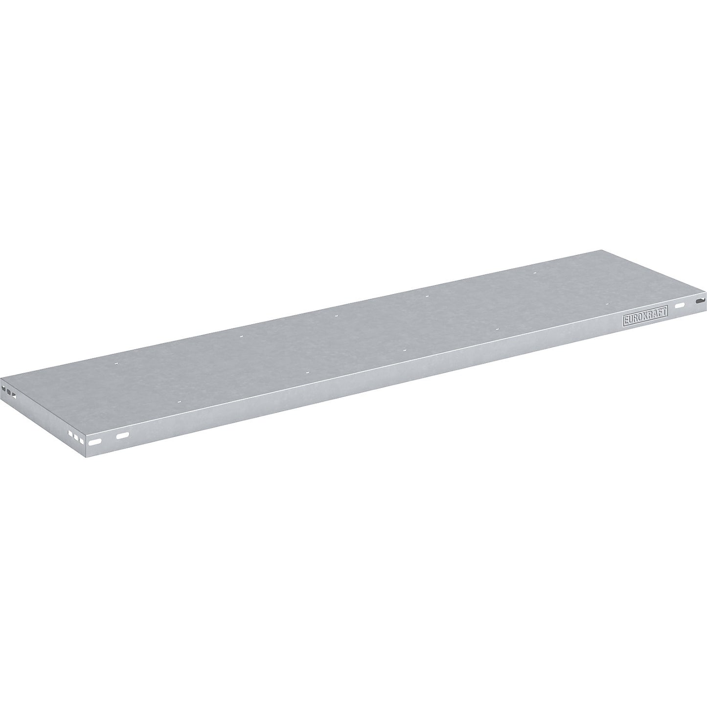 Zinc plated shelf, medium duty, WxD 1300 x 400 mm.